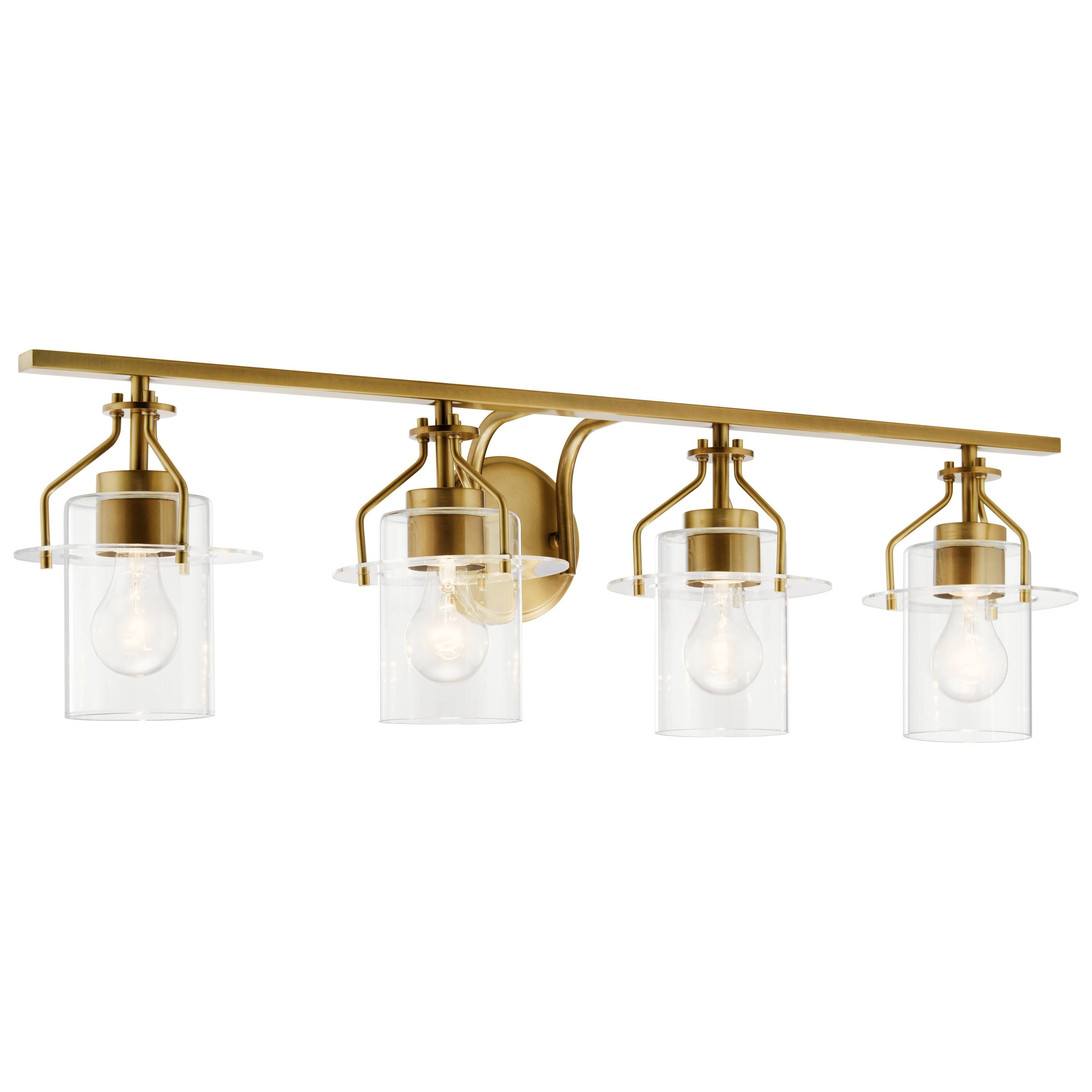 Kichler Lighting Everett 4 - Light Vanity in  Brushed Brass