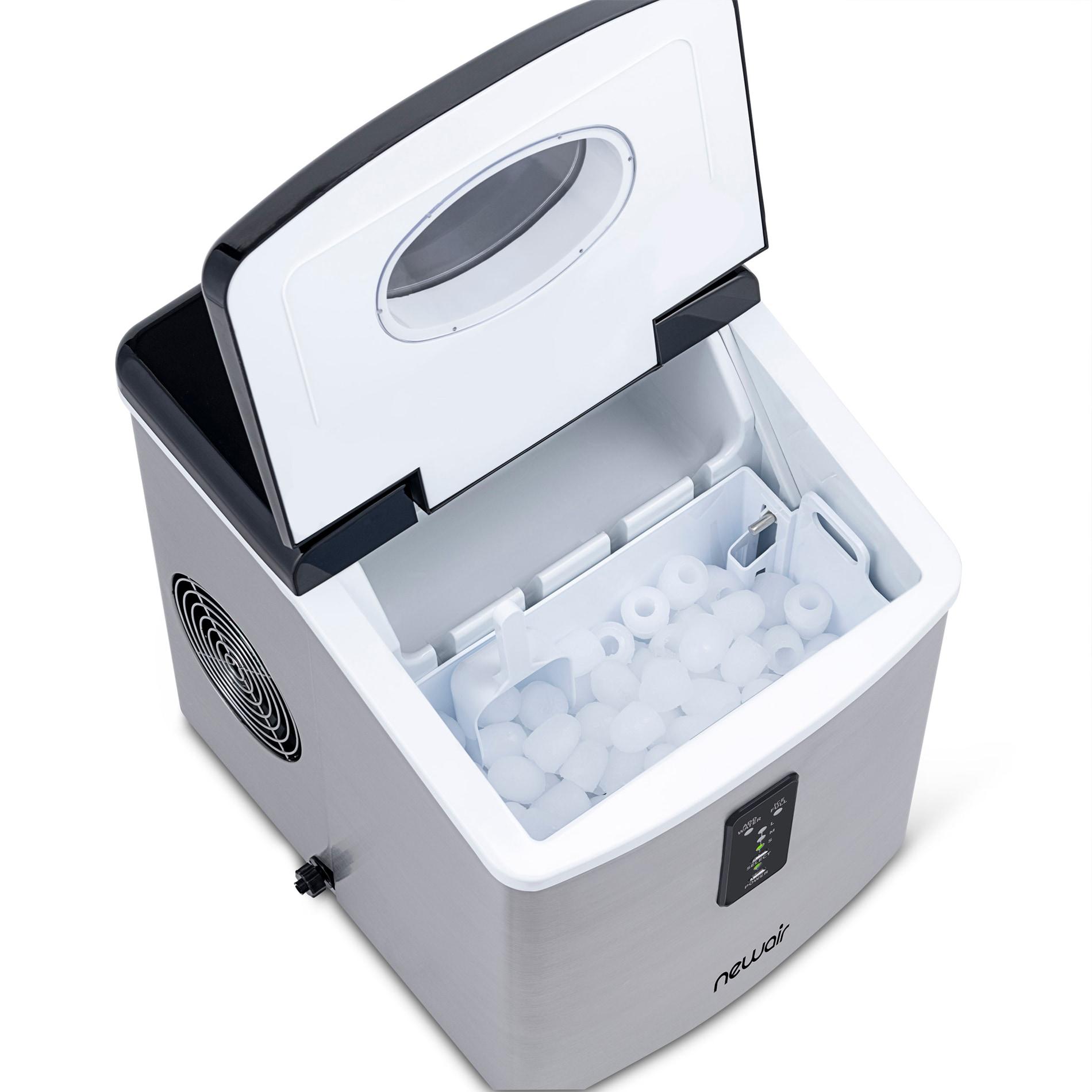 Newair Countertop Ice Maker, 28 lbs. of Ice a Day, 3 Ice Sizes, BPA-Free Parts