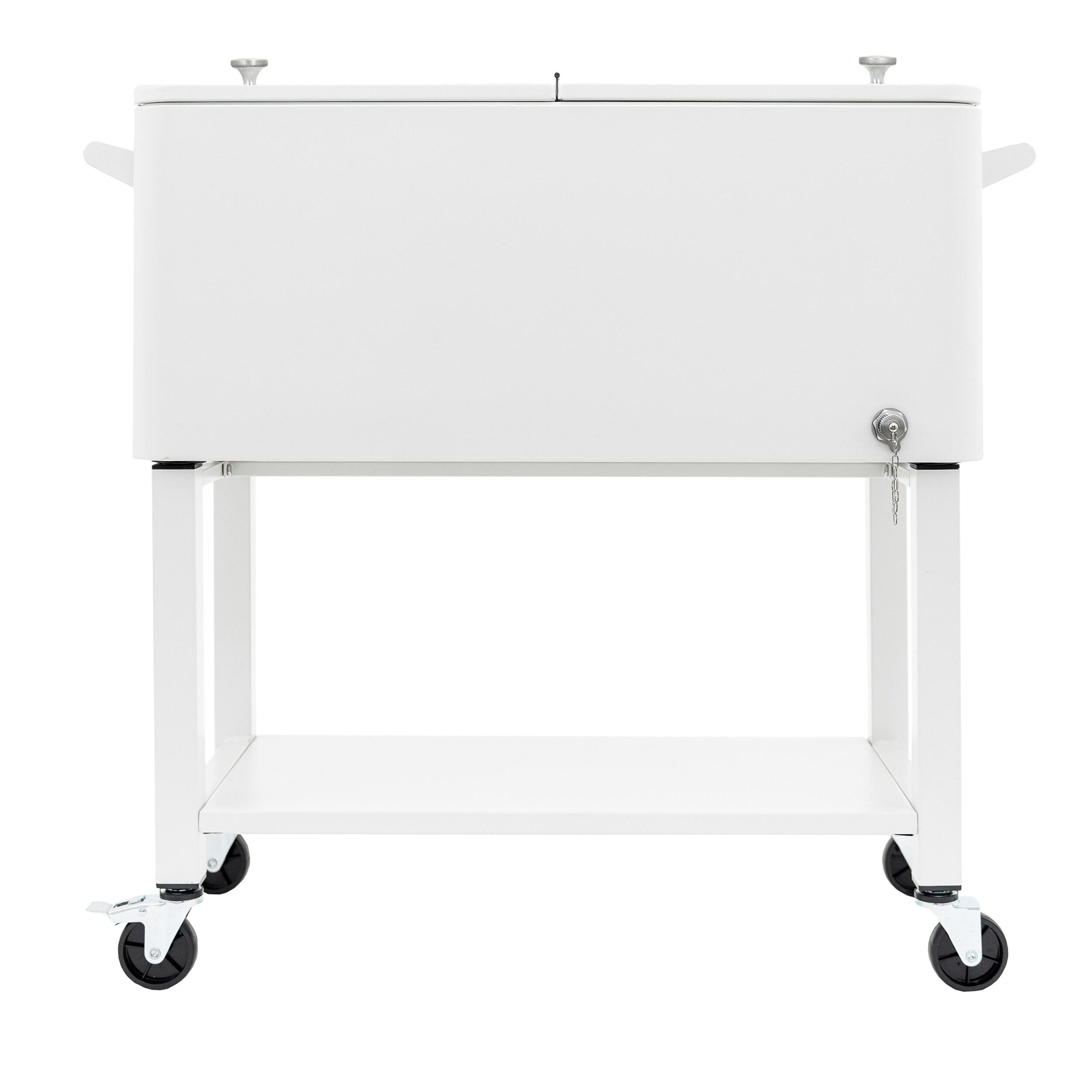 Permasteel 80-Qt Outdoor Patio Cooler with Removable Basin