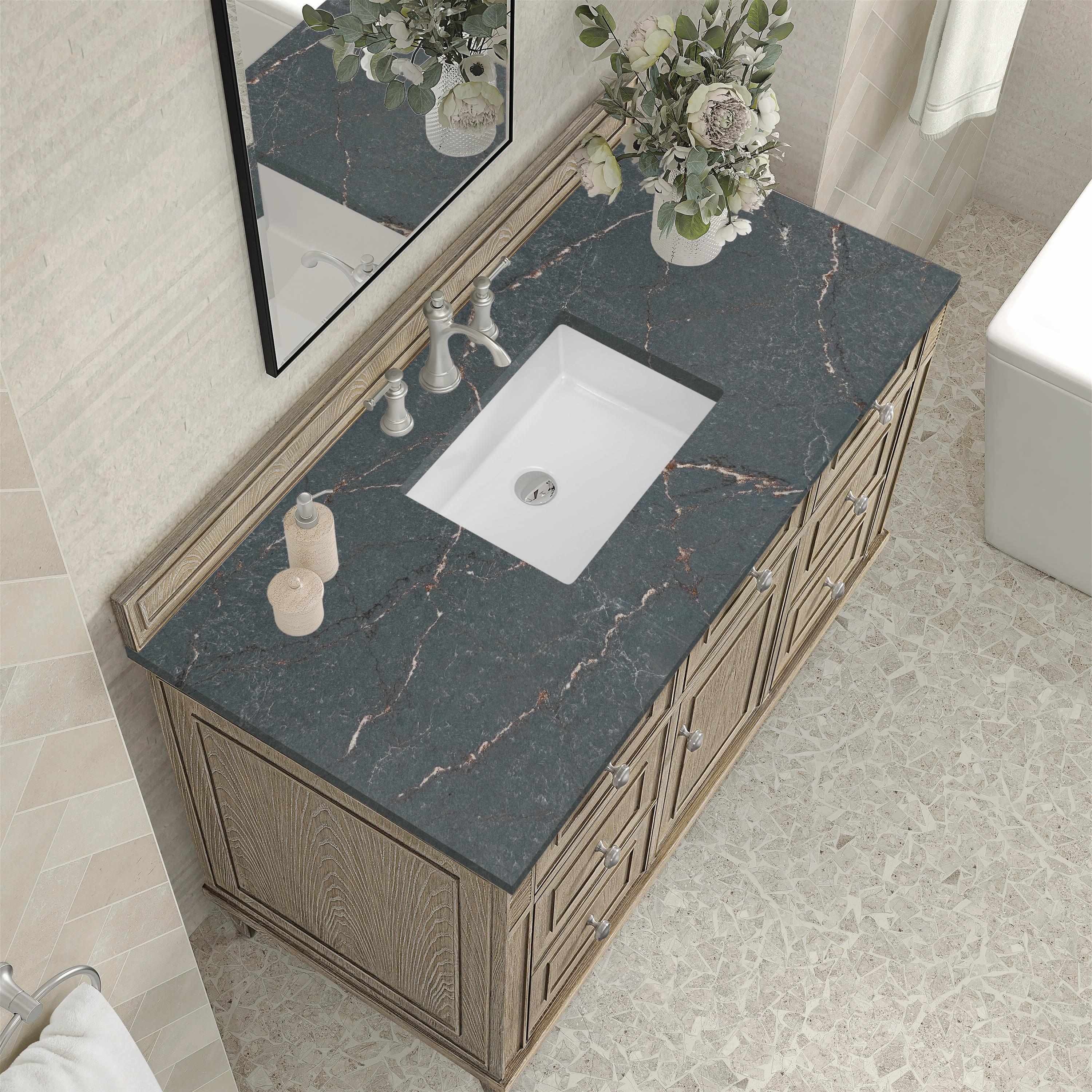James Martin Vanities Lorelai 48'' Single Bathroom Vanity with Top