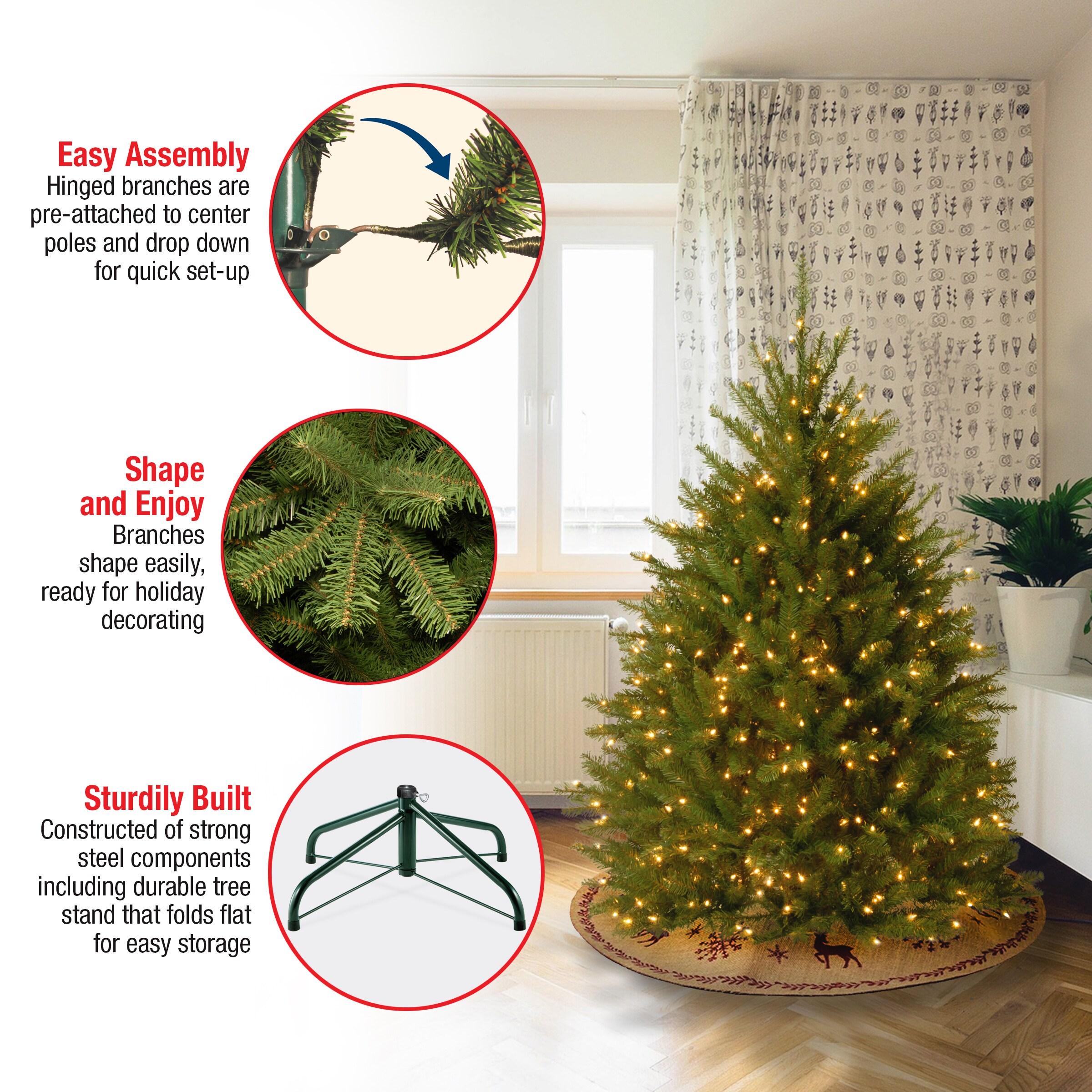 The Holiday Aisle® Dunhill Fir Tree with Multicolor Lights