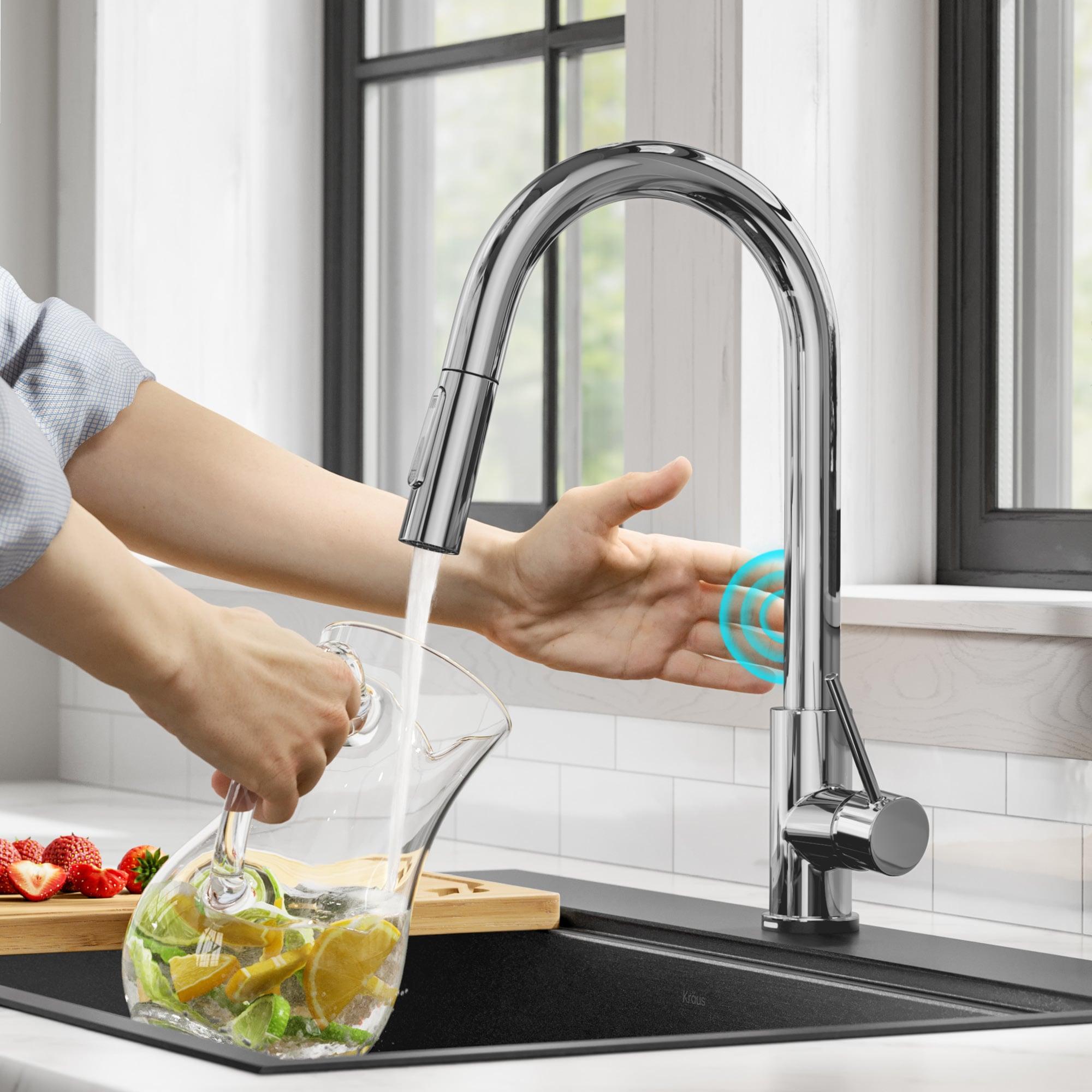 Kraus Oletto Single-Handle Touch Kitchen Sink Faucet