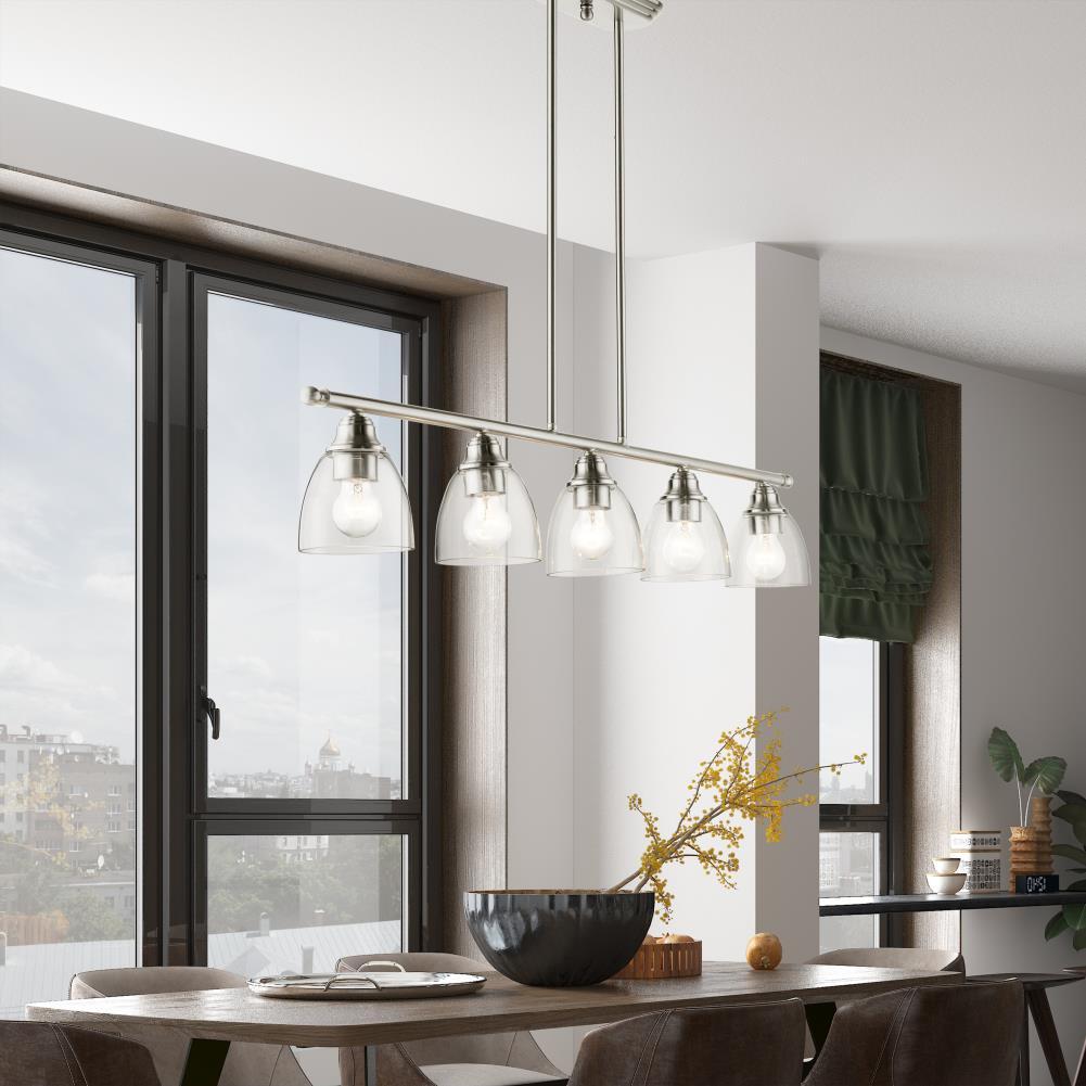 Livex Lighting Montgomery 5 - Light Chandelier in  Brushed Nickel