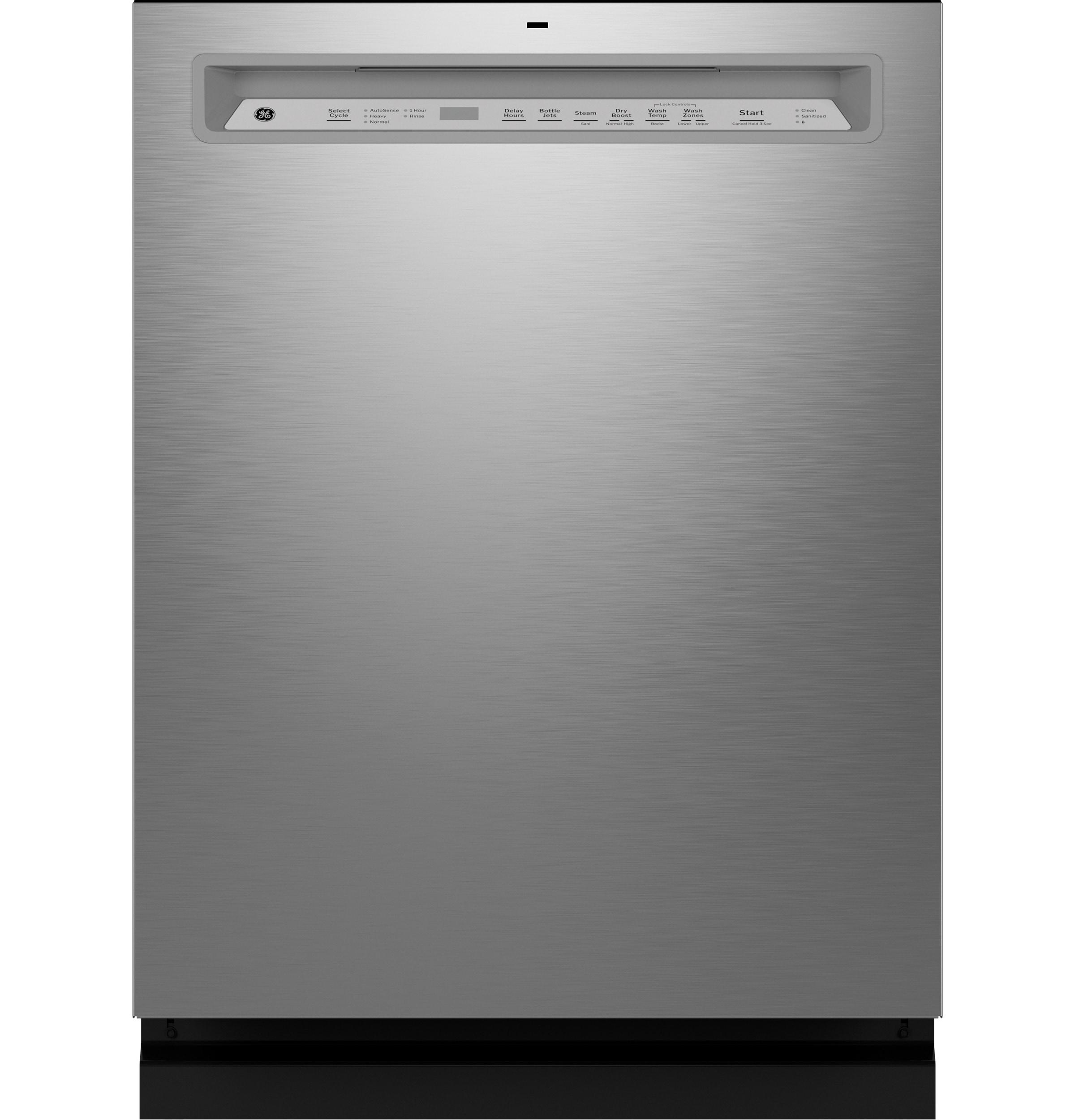 GE Appliances 24" 47 Decibel ENERGY STAR Certified Built-in Front Control Dishwasher with Adjustable Rack and Tall Tub