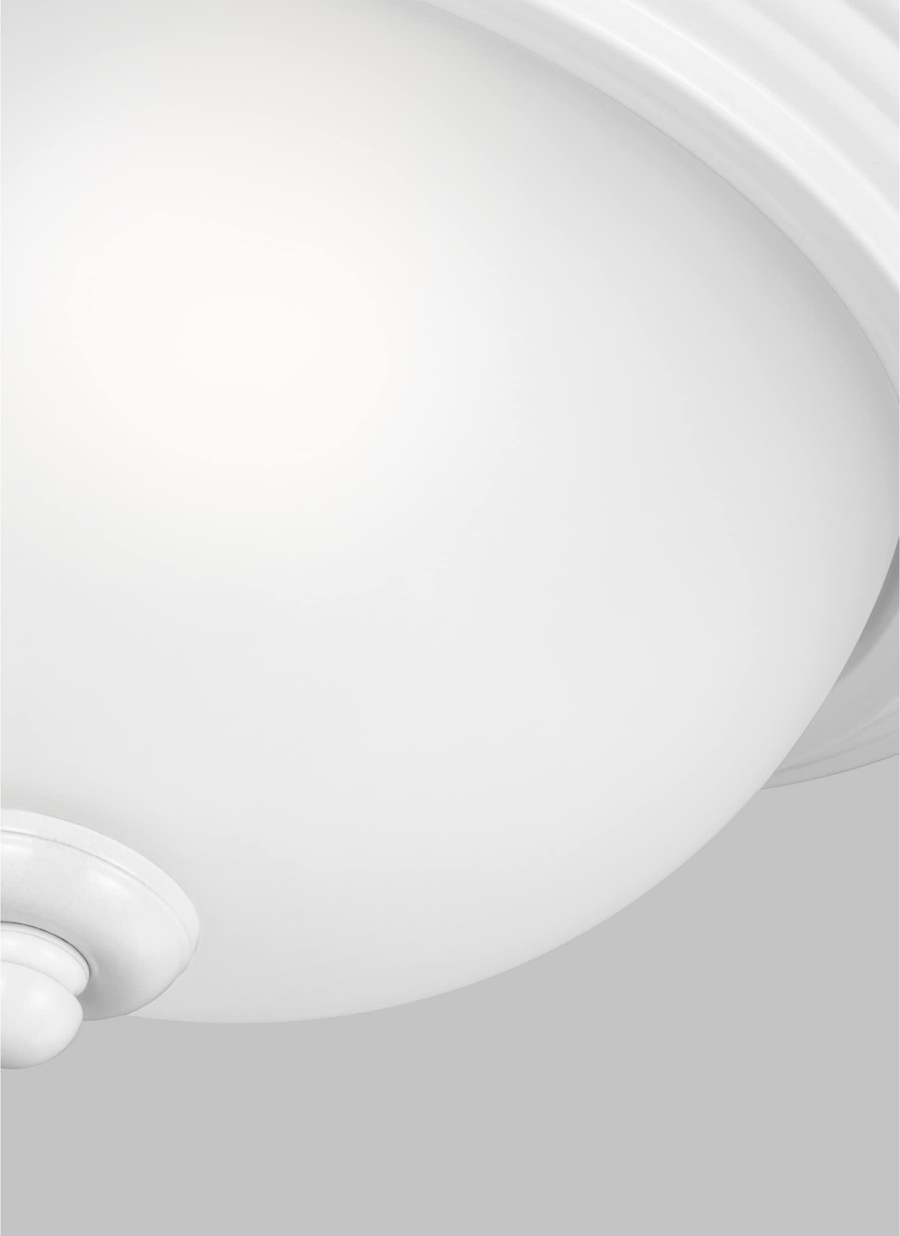 Geary White 10.5" Energy Star LED Ceiling Flush Mount