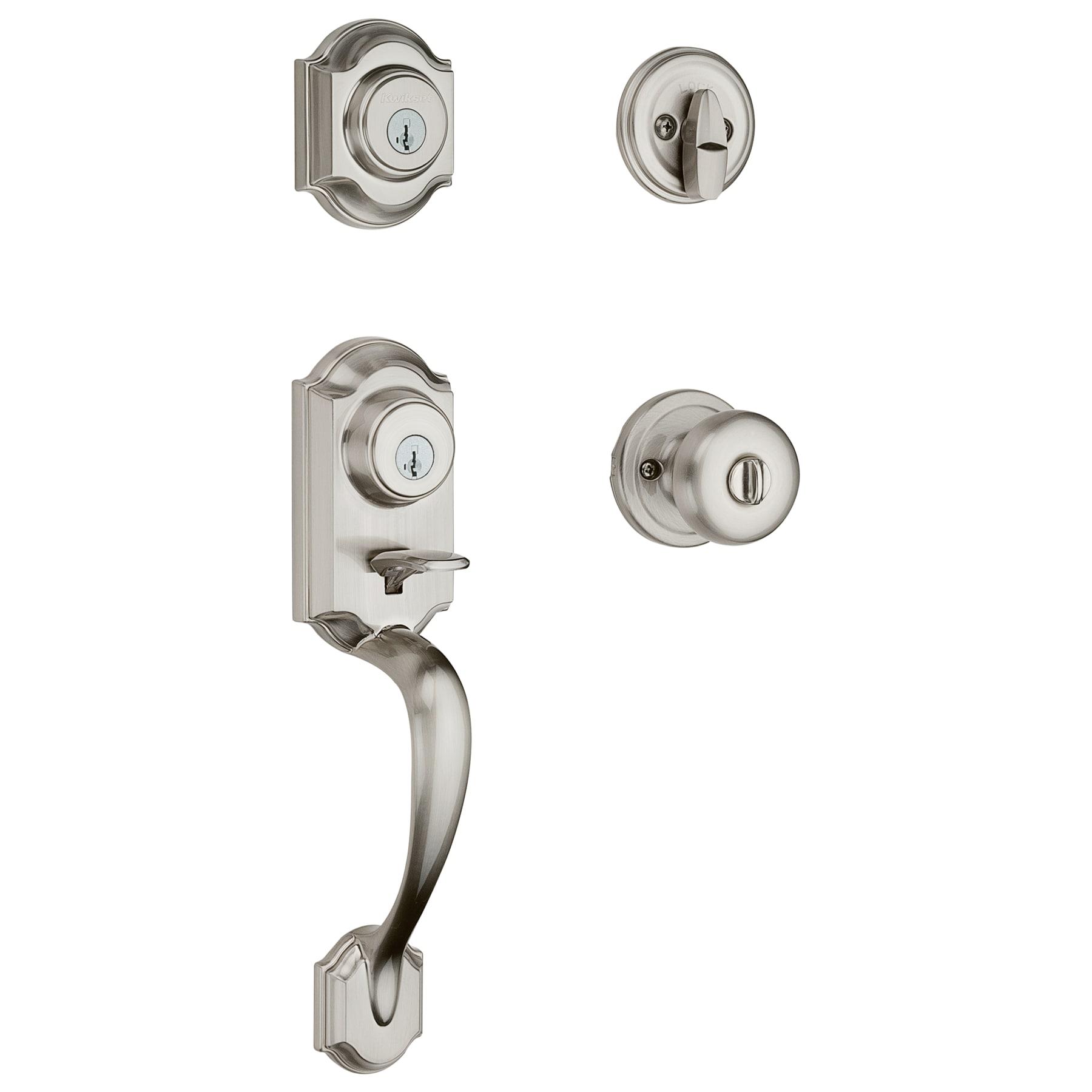 Handleset with Single Cylinder Deadbolt