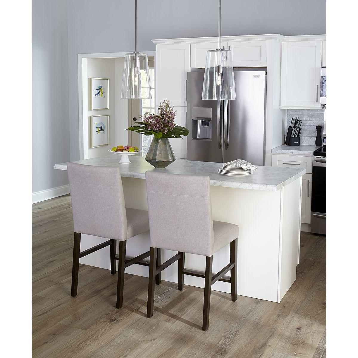 Progress Lighting Clarion 1-Light Pendant, Polished Nickel, Clear Glass Shade