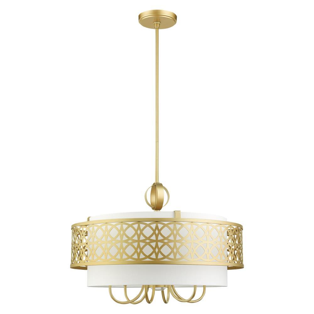 Livex Lighting Calinda 7 - Light Pendant in  Soft Gold