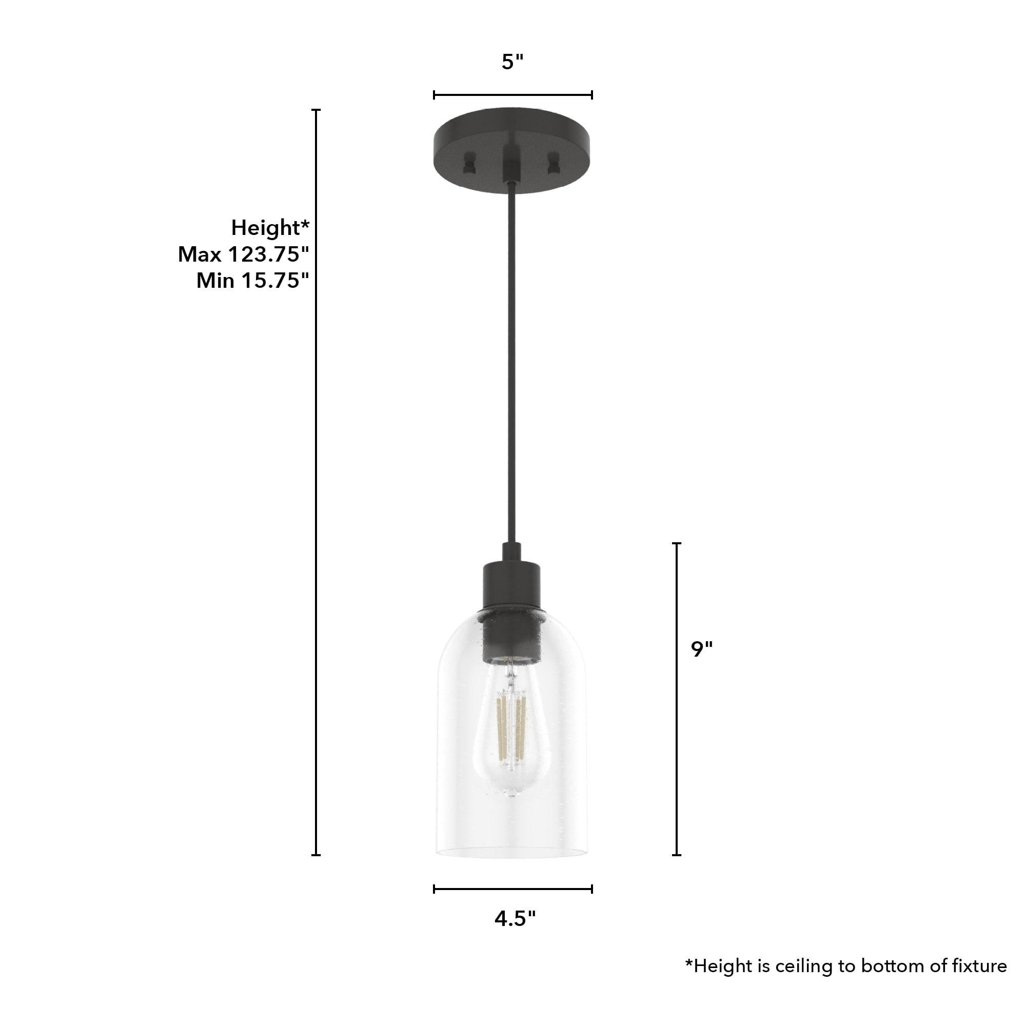 Lochemeade 1 - Light Single Cylinder Pendant