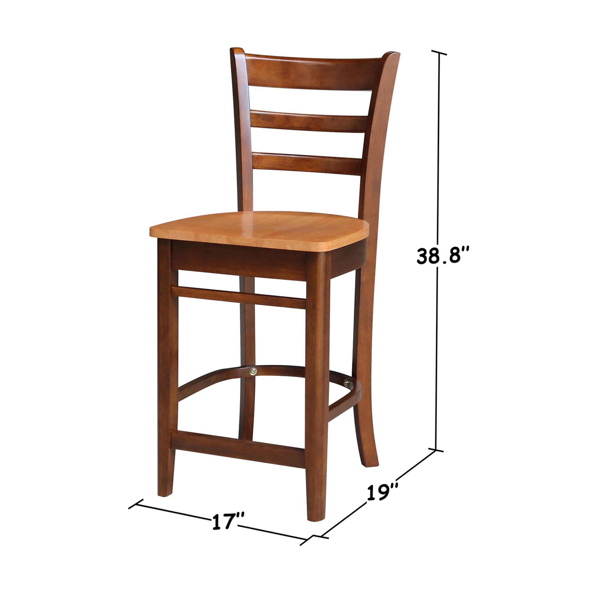 Emily Counter Height Barstool - International Concepts