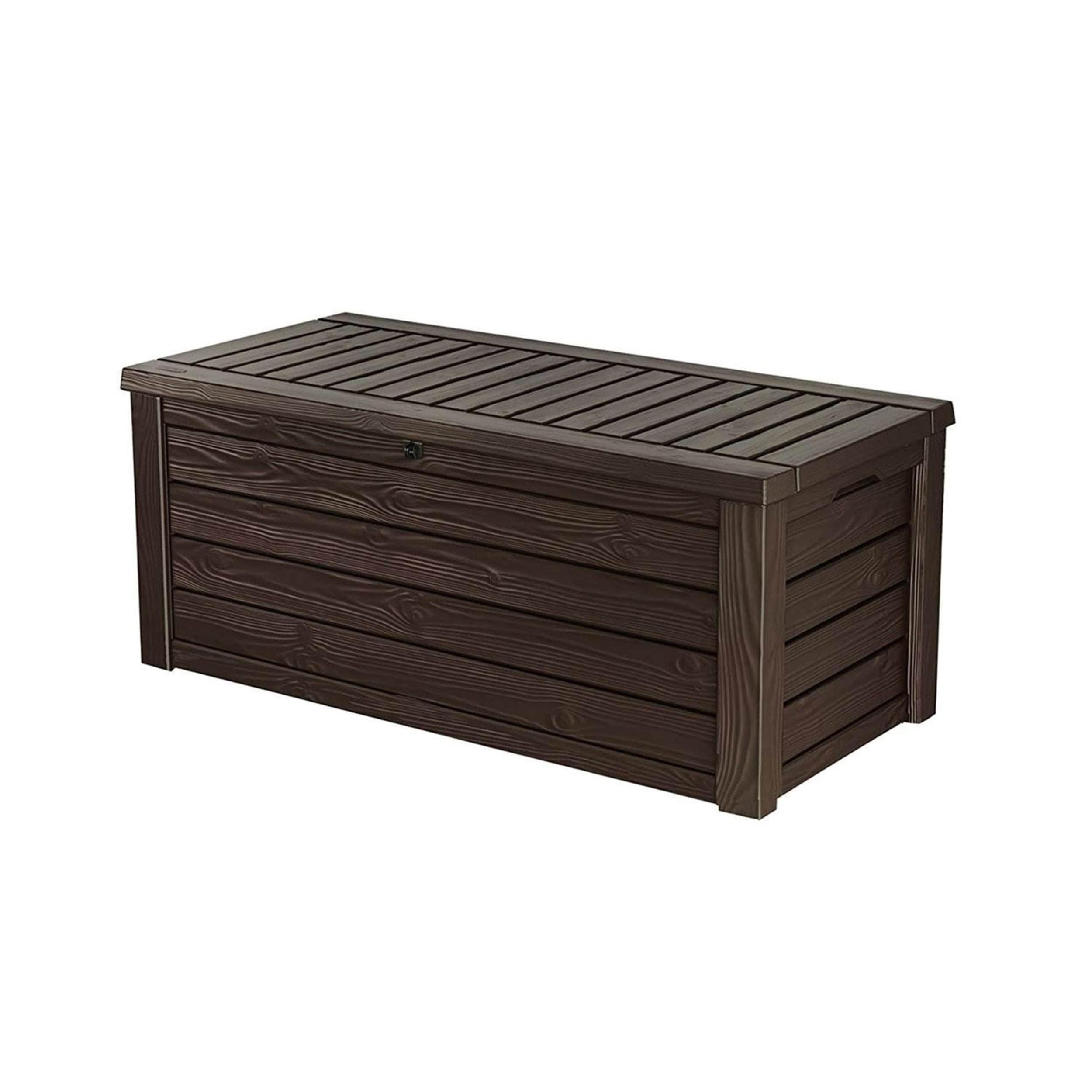Keter Keter Westwood 150 Gallon Large Durable Resin Outdoor Storage and Organization Deck Box For Patio Furniture and Supplies