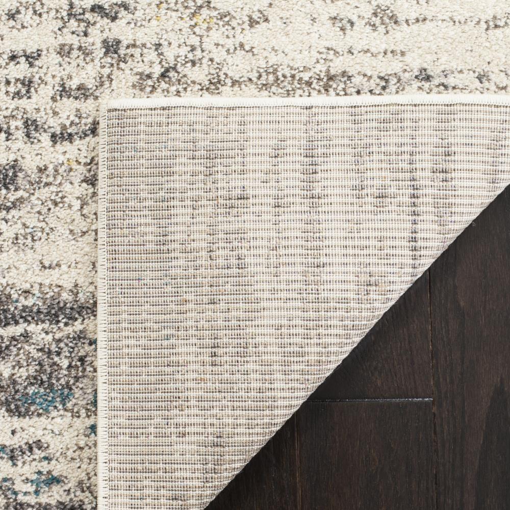 Monaco MNC209 Power Loomed Indoor Area Rug - Grey/Multi - 9' Round - Safavieh.