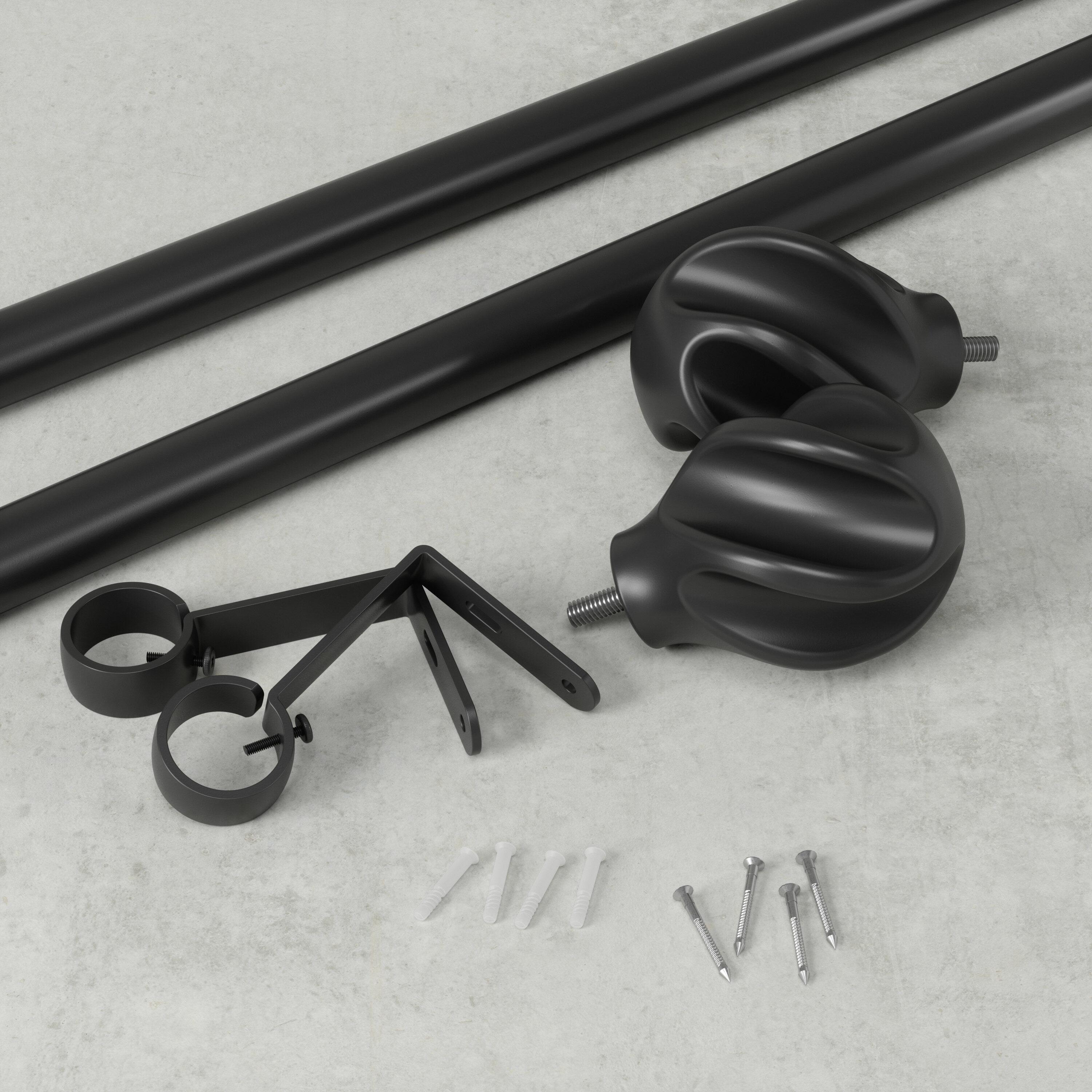 Umbra Steel Adjustable Single Curtain Rod
