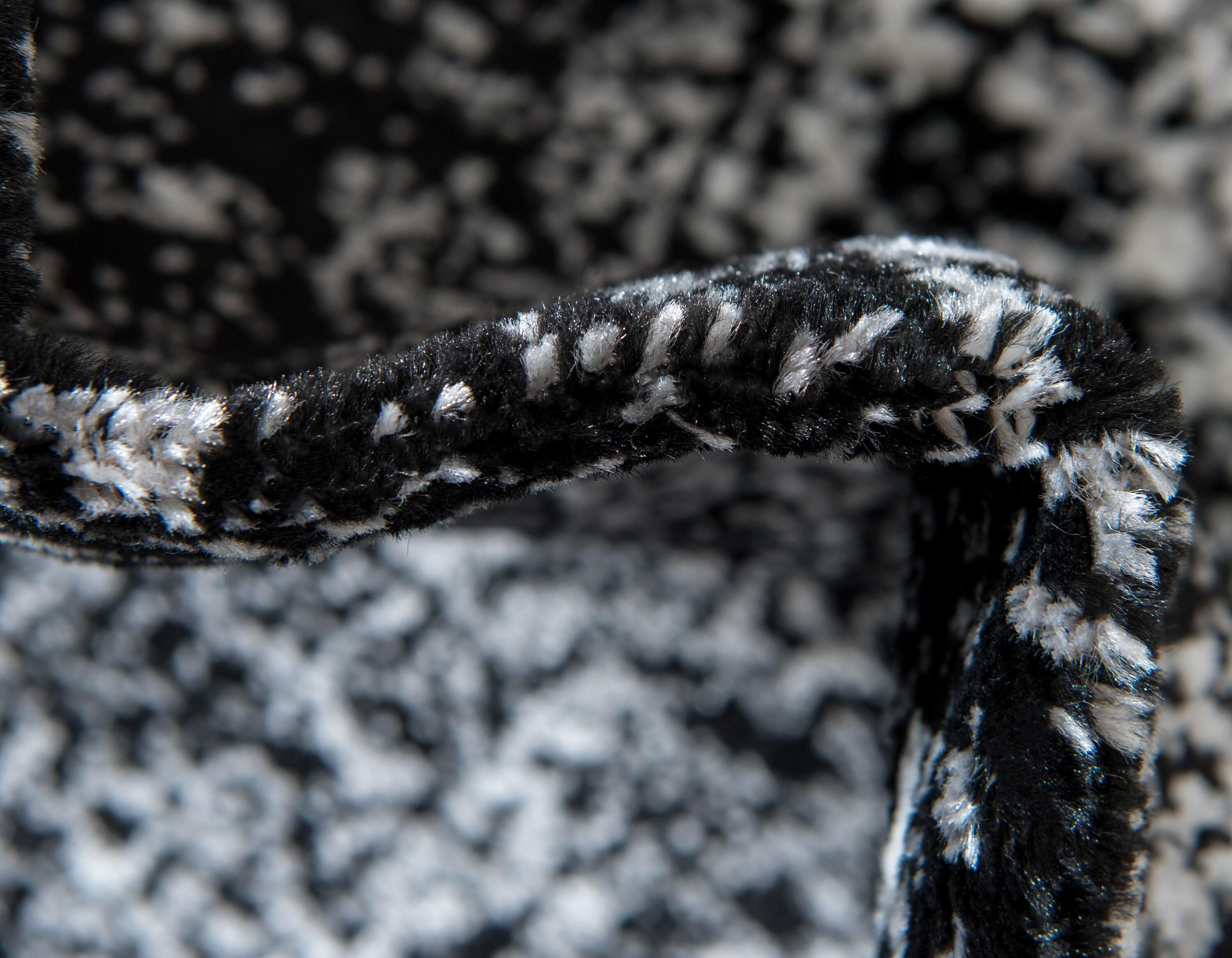 Unique Loom 9' 0 x 12' 0 Sofia Casino Black Area Rug