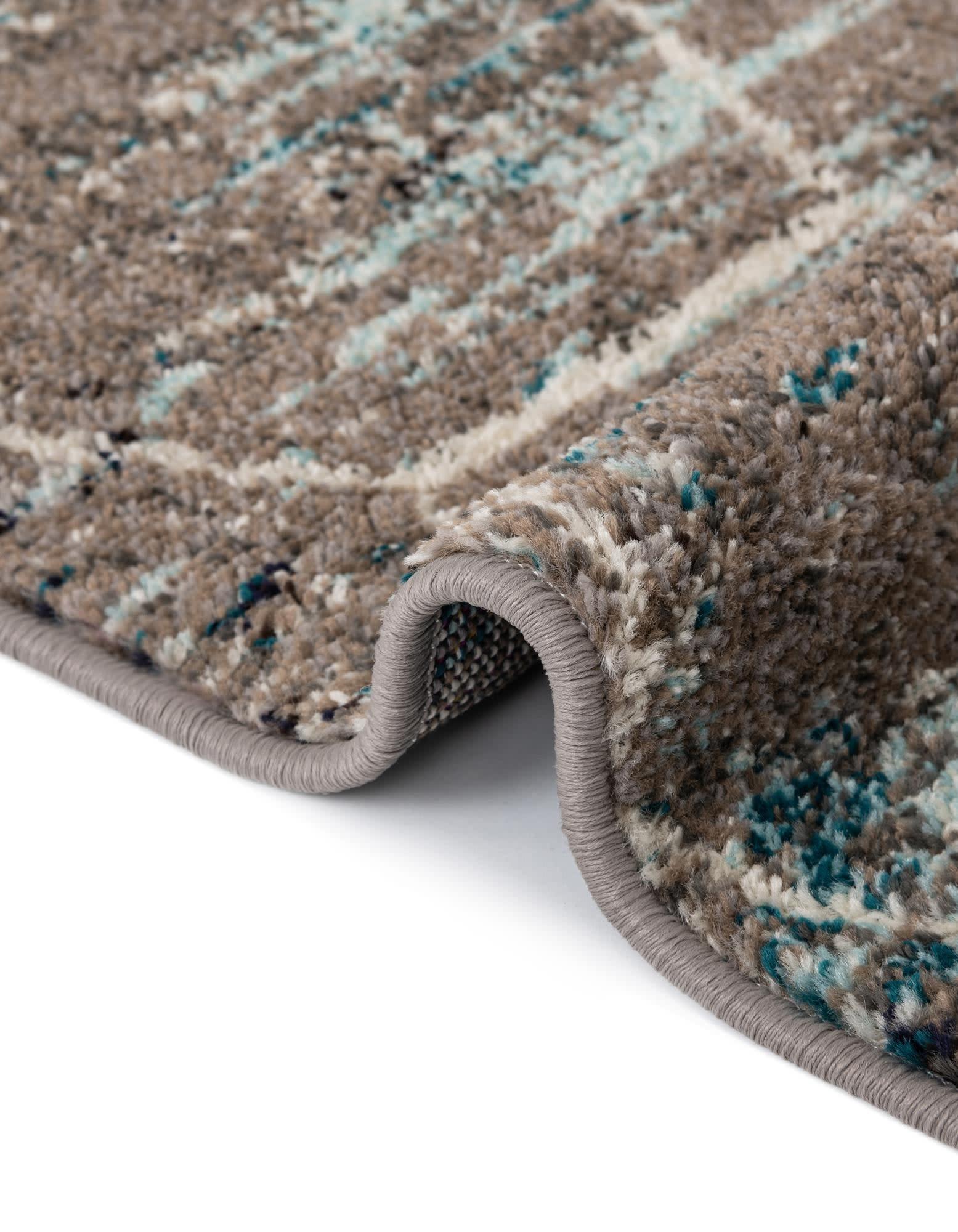 Unique Loom 2' 0 x 6' 0 Trellis Frieze Geometric Blue Multi Area Rug