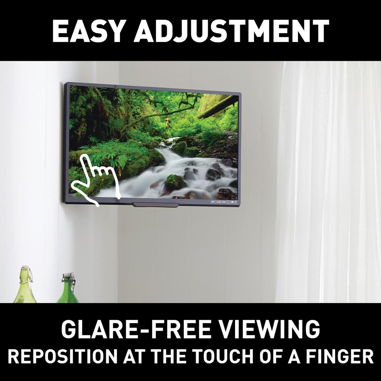 SANUS Full Motion TV Mount - Single Stud 19 to 40 inch TV Wall Mount Tilts, Extends & Swivels - Easy DIY Install Includes All Hardware & Post Install Leveling - Great for Corners