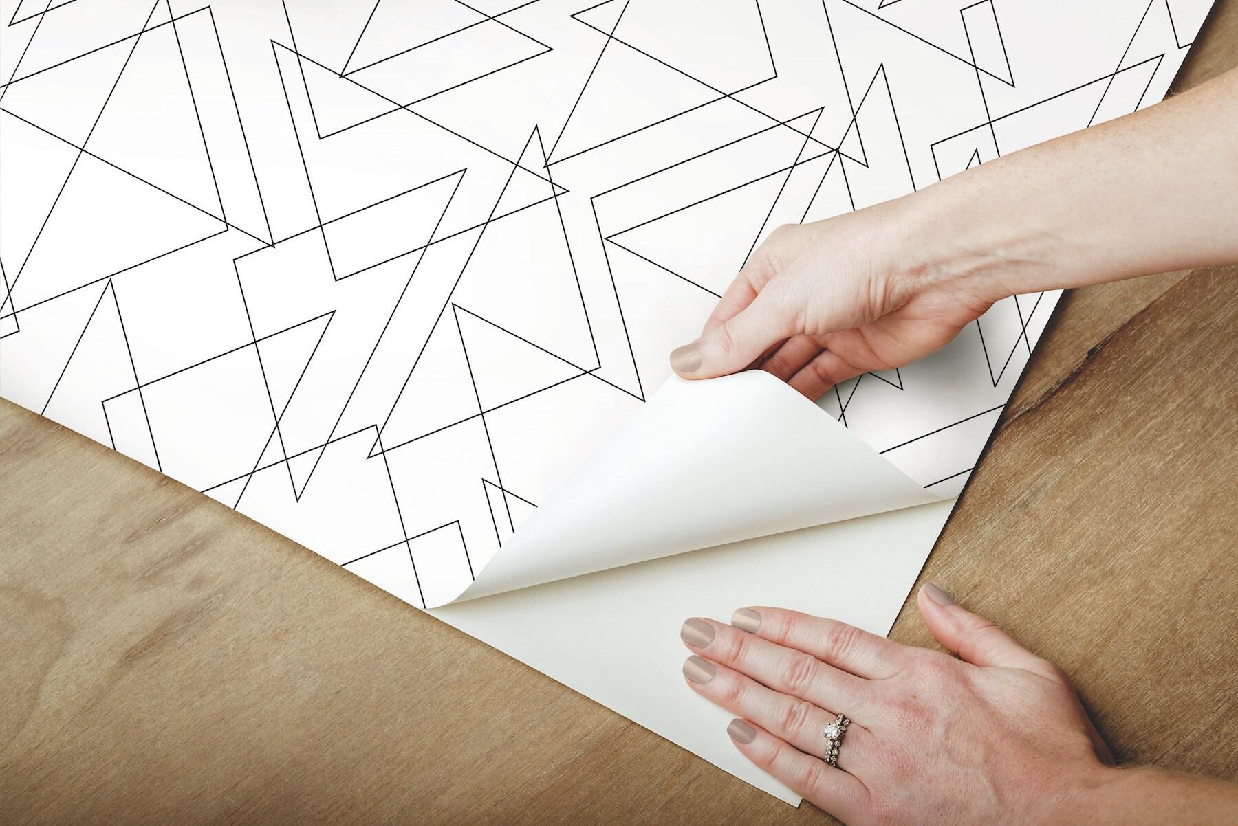 Peel & Stick Geometric Wallpaper