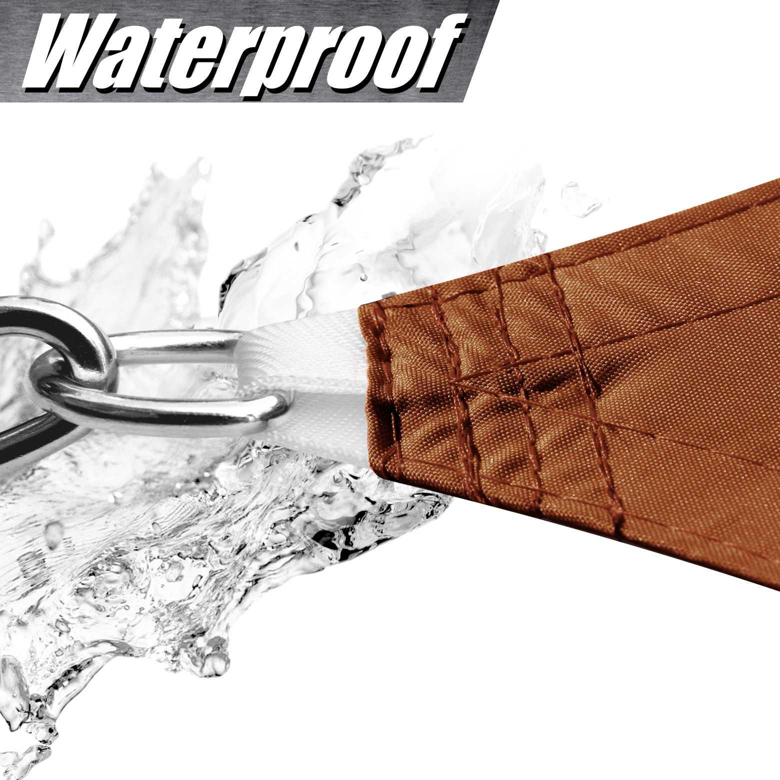 ColourTree Waterproof 7' x 12' Rectangle Shade Sail