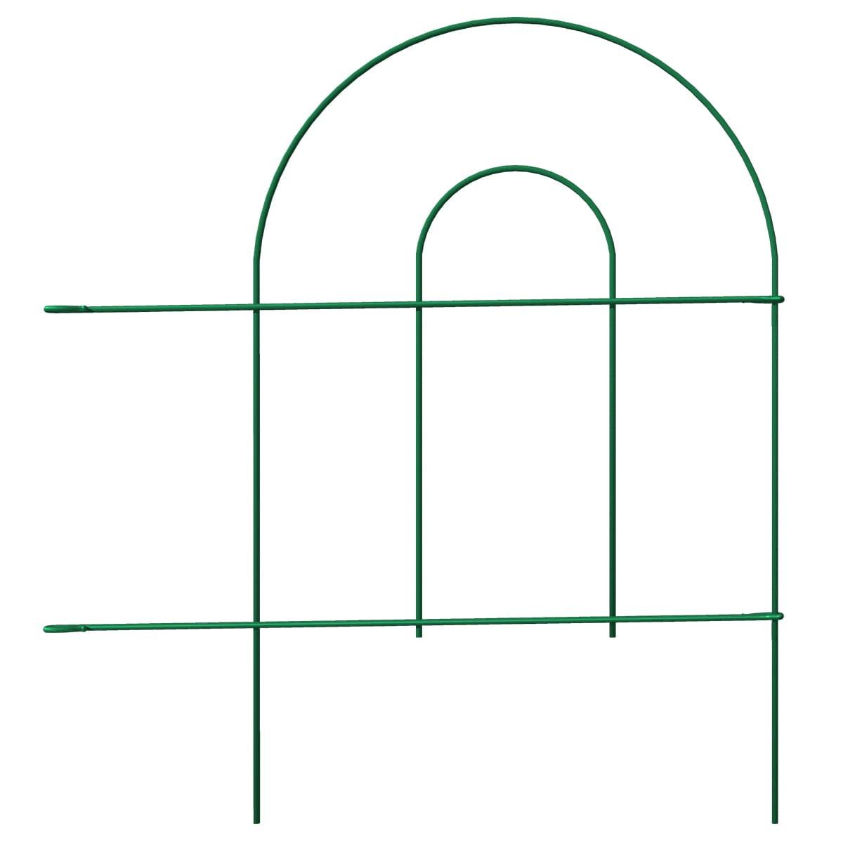 Garden Zone 18'' H x 96'' W Metal Border Fencing