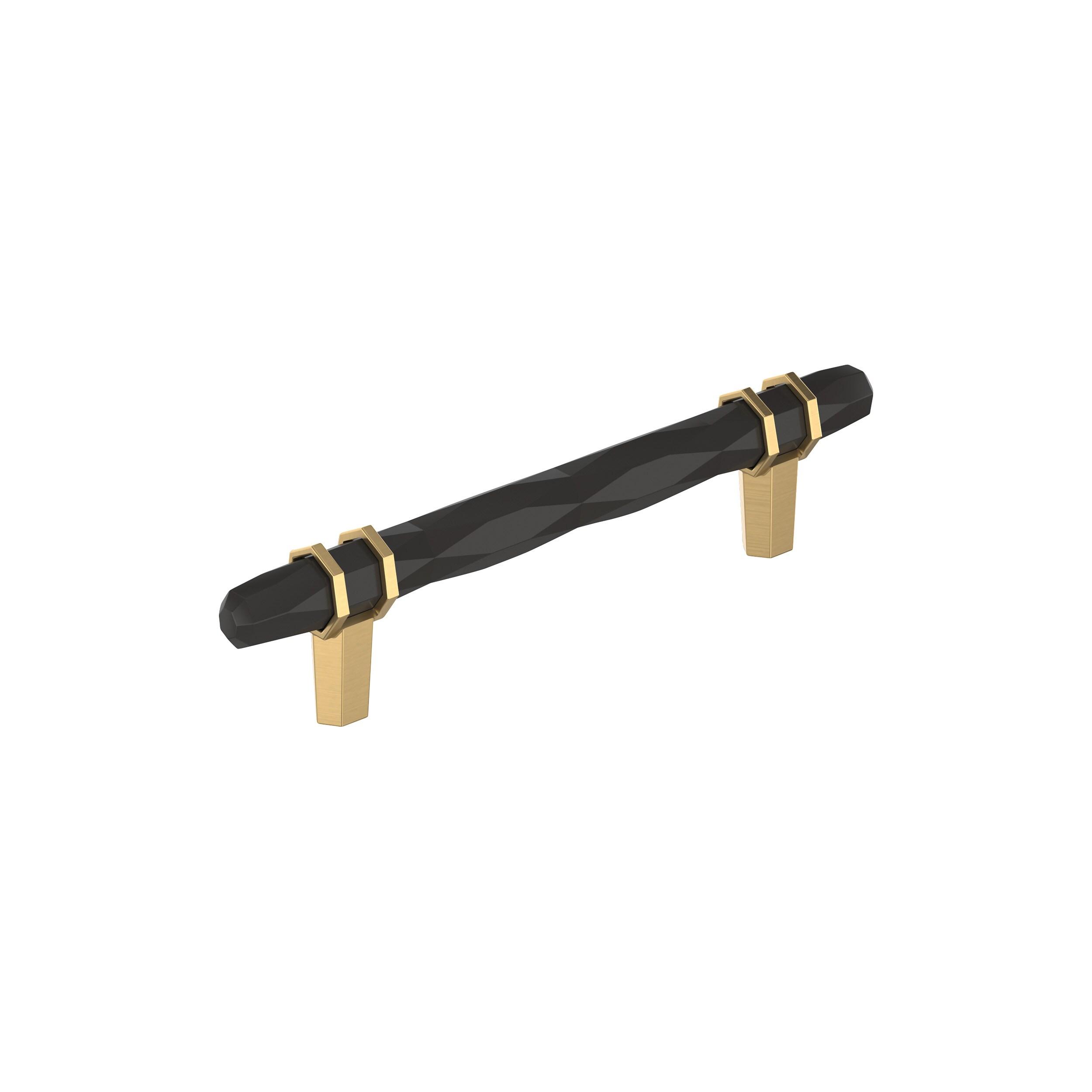 Amerock London 5-1/16 inch (128mm) Center-to-Center Black Bronze/Champagne Bronze Cabinet Pull