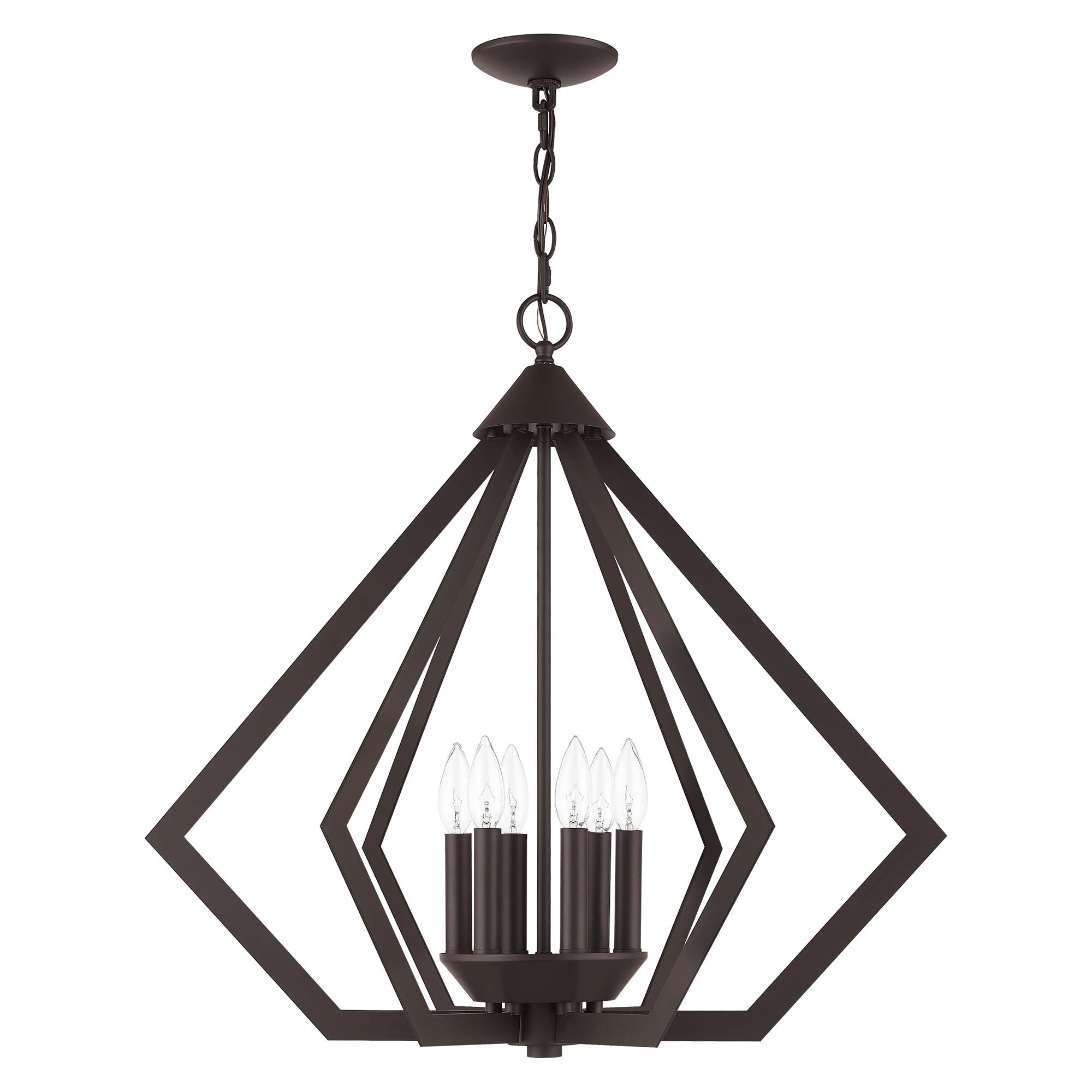 Livex Lighting - Prism - 6 Light Chandelier in Contemporary Style - 26 Inches