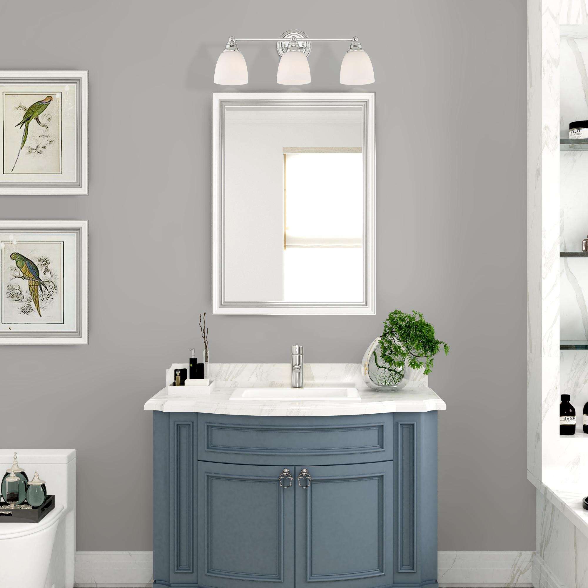 Livex Lighting Somerville 3 - Light Vanity in  Polished Chrome