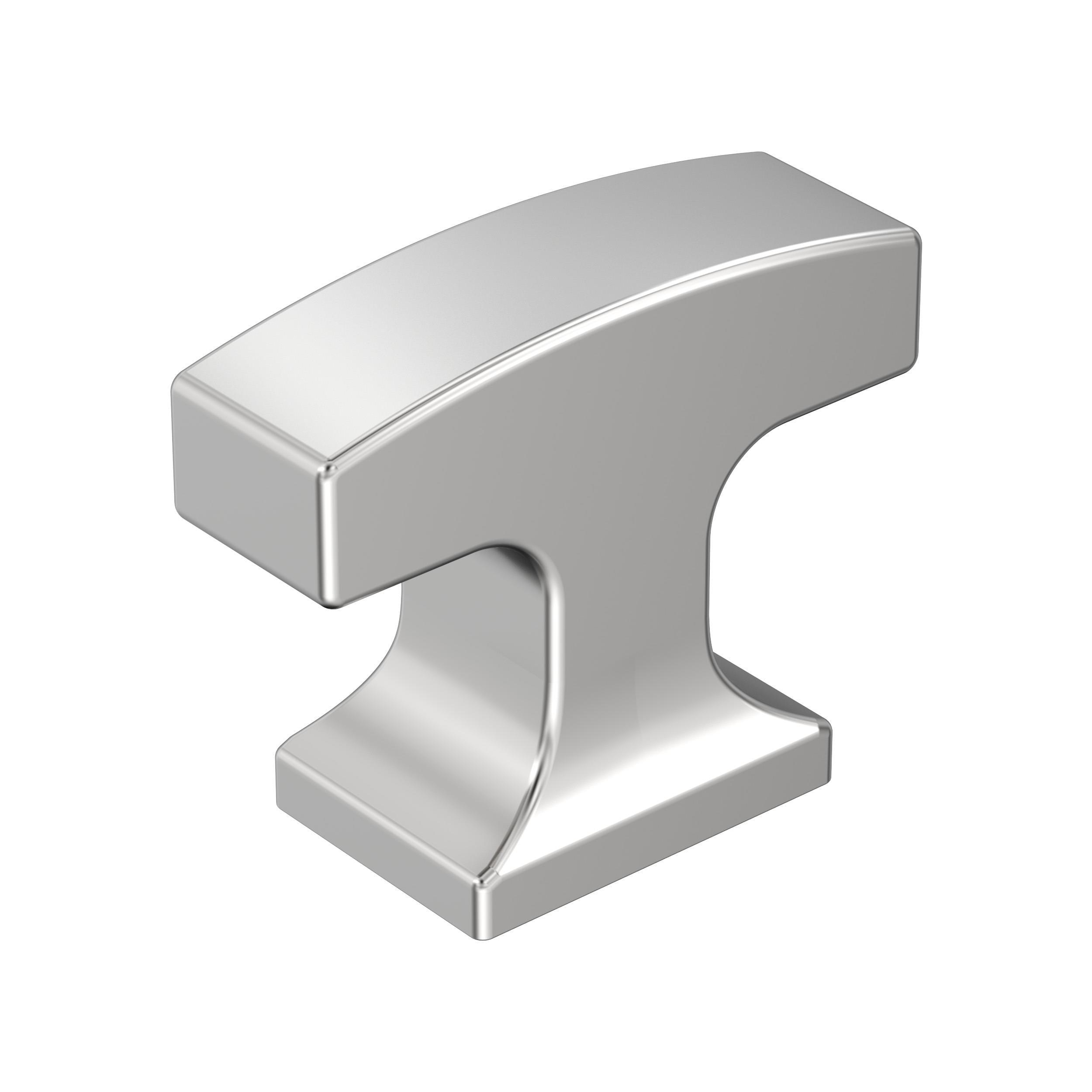 Amerock Westerly 1-5/16 inch (33mm) Length Polished Chrome Cabinet Knob