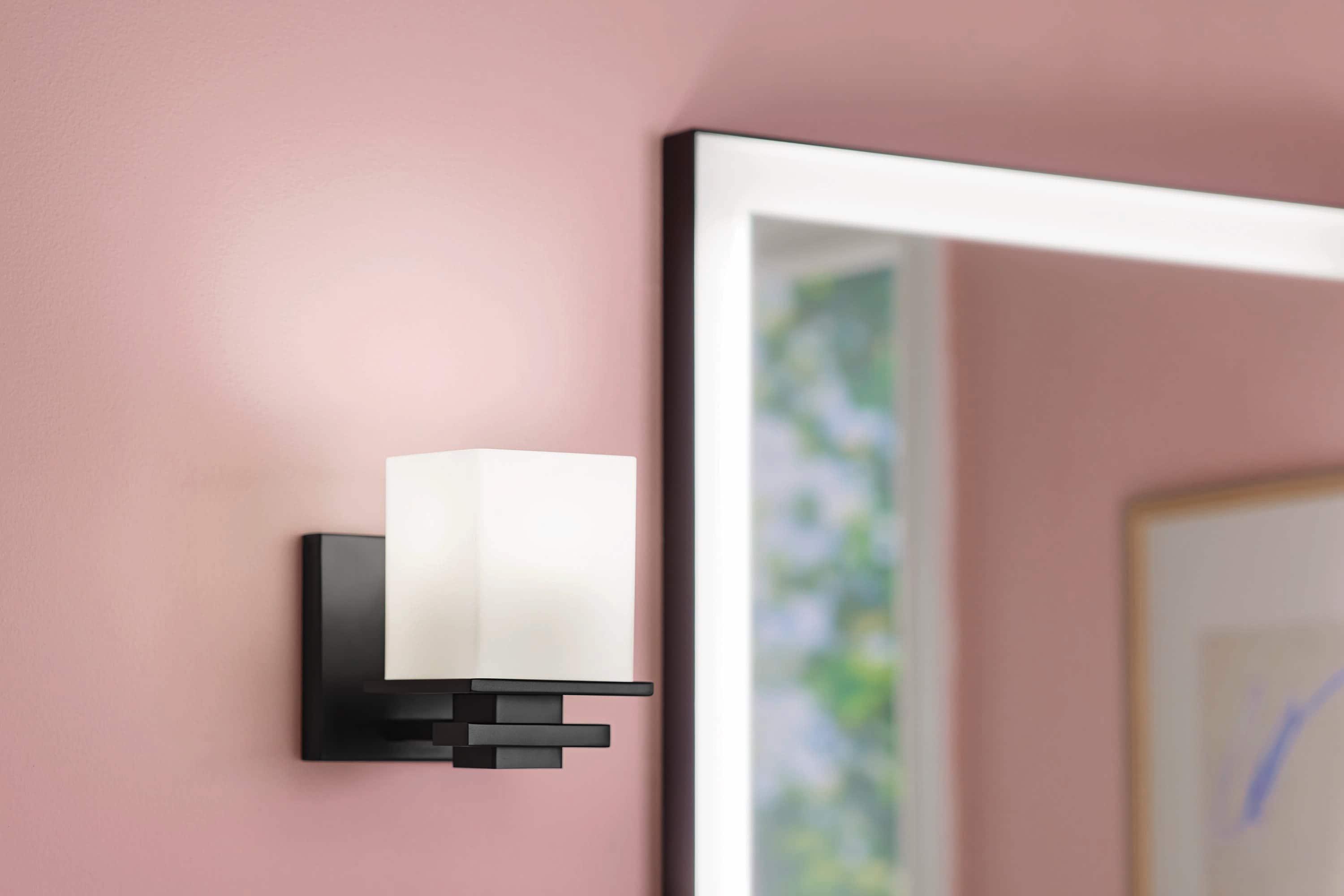 84167-Elan Lighting-Ryame - 23.5 Inch LED Mirror-Matte Black Finish