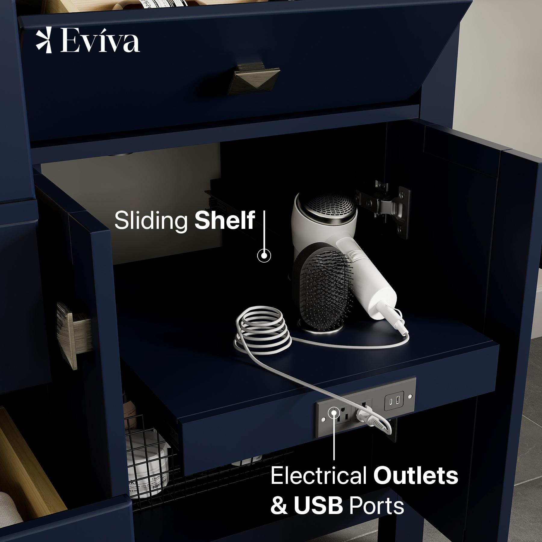 Lark Manor™ Odilion 60'' Double Bathroom Vanity with Engineered Top