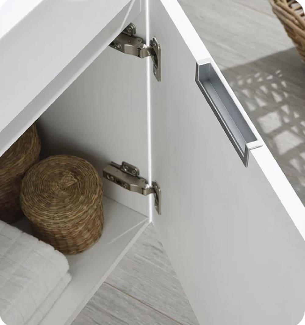 Valencia 60" Wall Mount Double Sink Bathroom Vanity with Top and Sinks (Faucets Not Included)