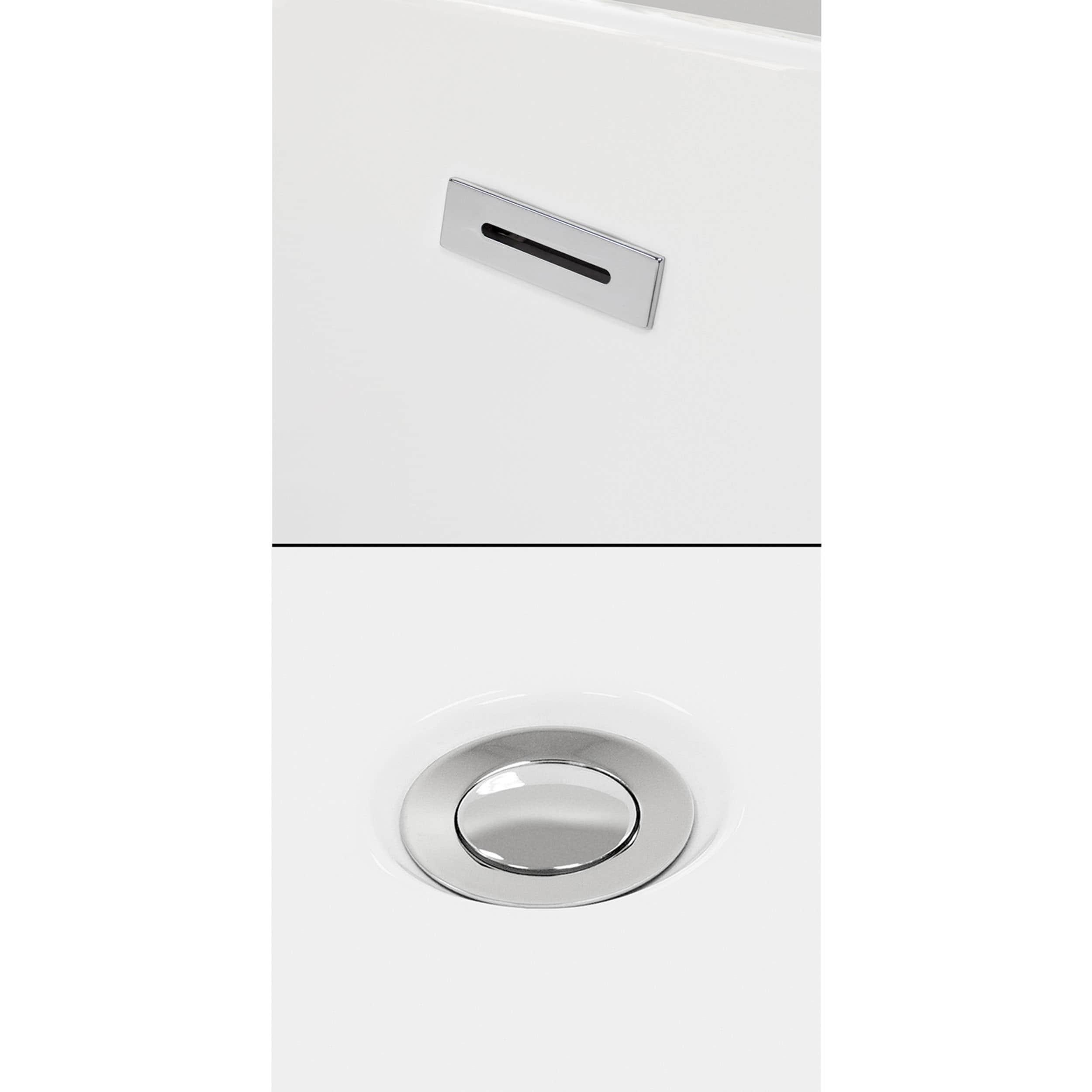 Grayley 60'' x 30'' Alcove Soaking Acrylic Bathtub