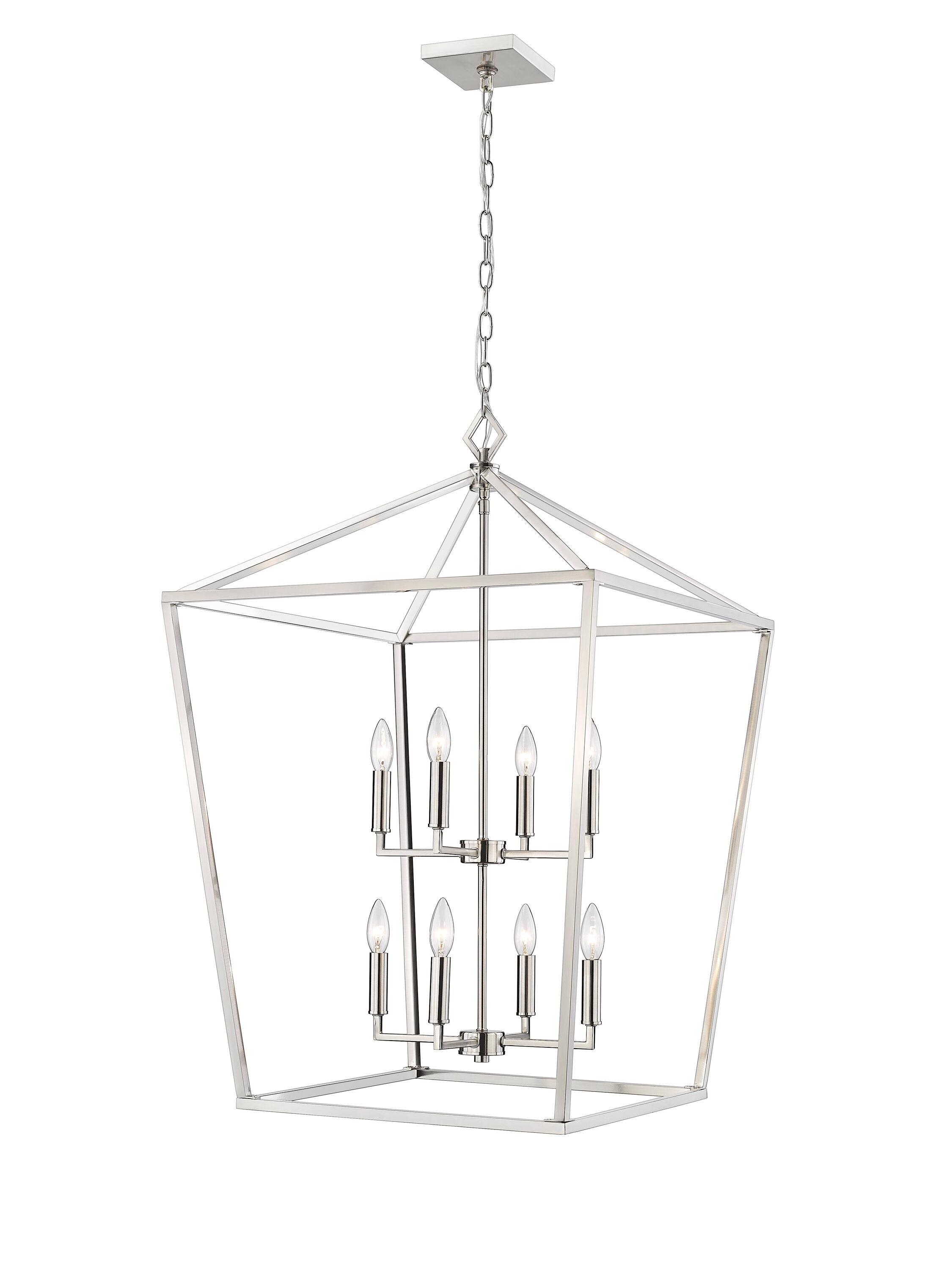 Millennium Lighting 8 - Light Pendant in  Satin Nickel