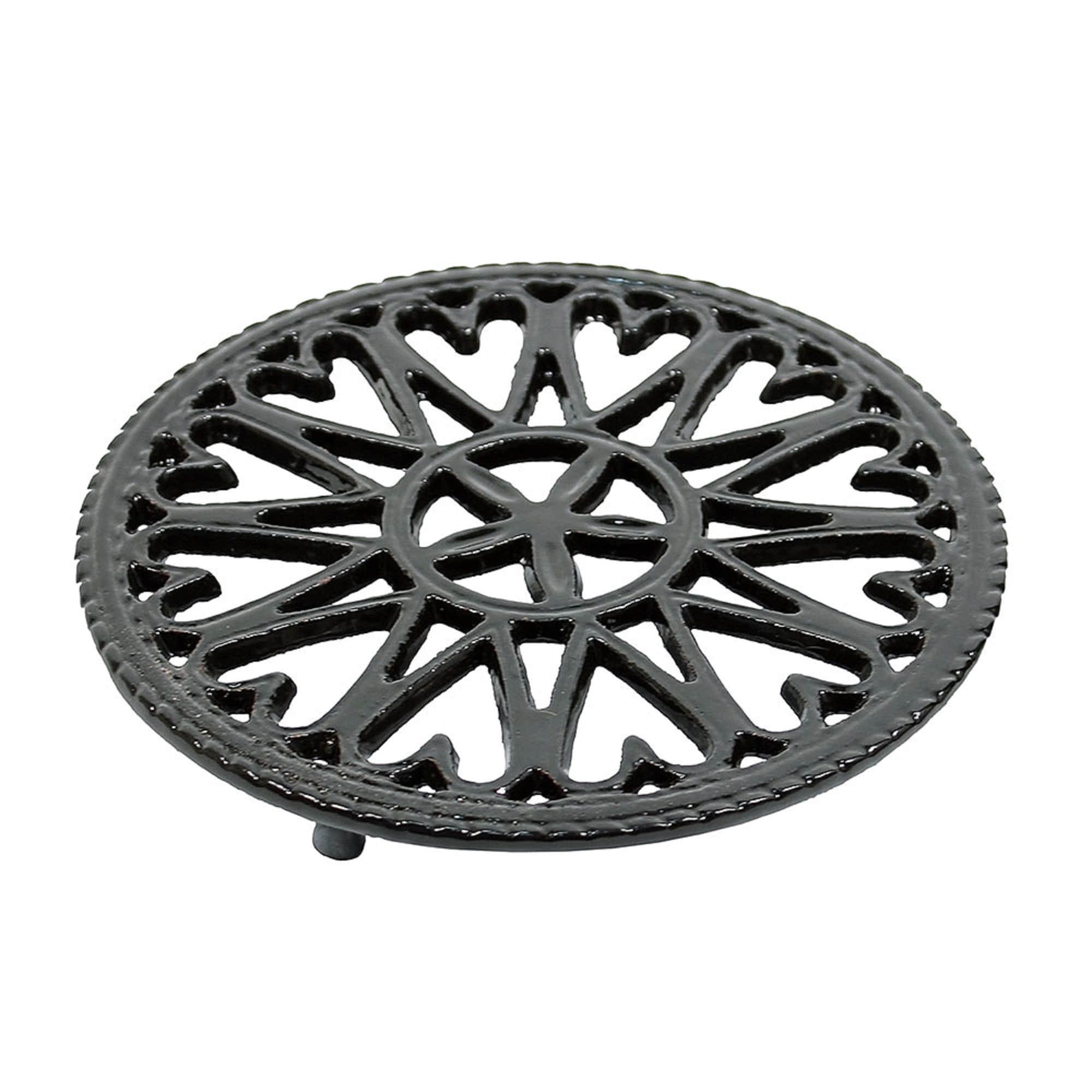 Highland Dunes Metal Round 1 Piece Trivet