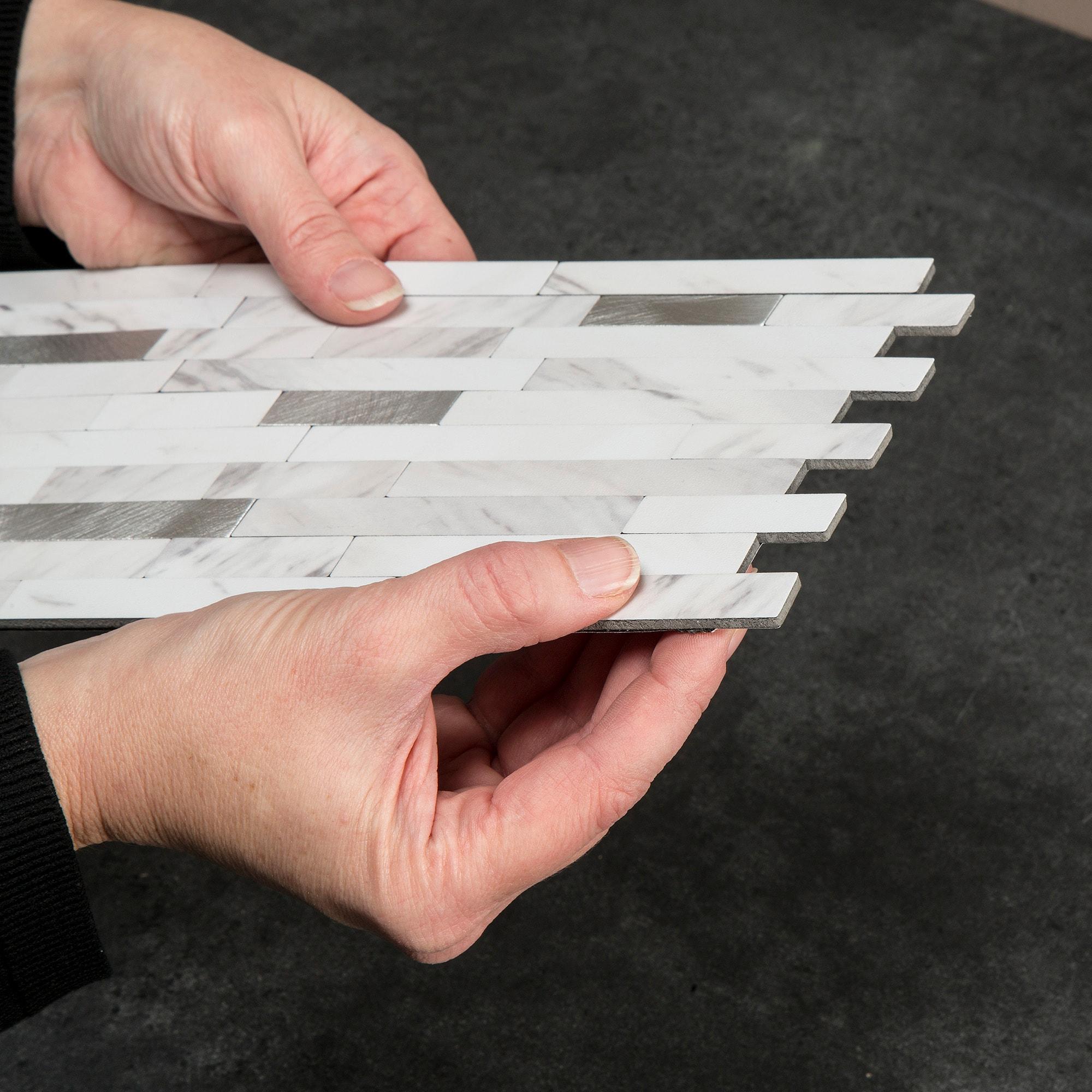 Aspect Aspect Peel and Stick Collage Tile (Set of 5)