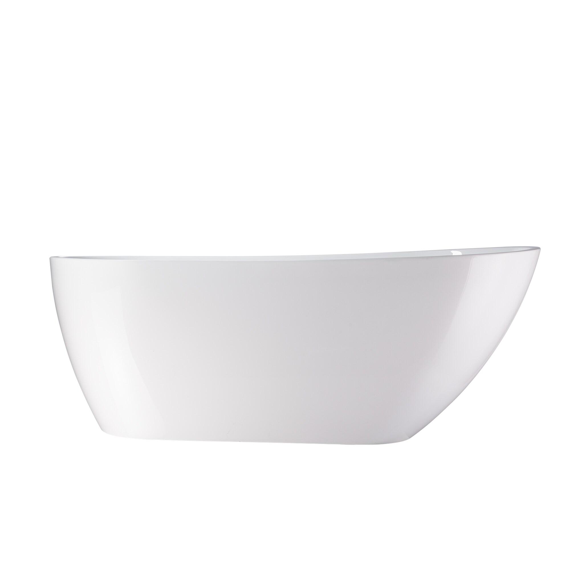 Cora 67" x 32" Freestanding Acrylic Bathtub