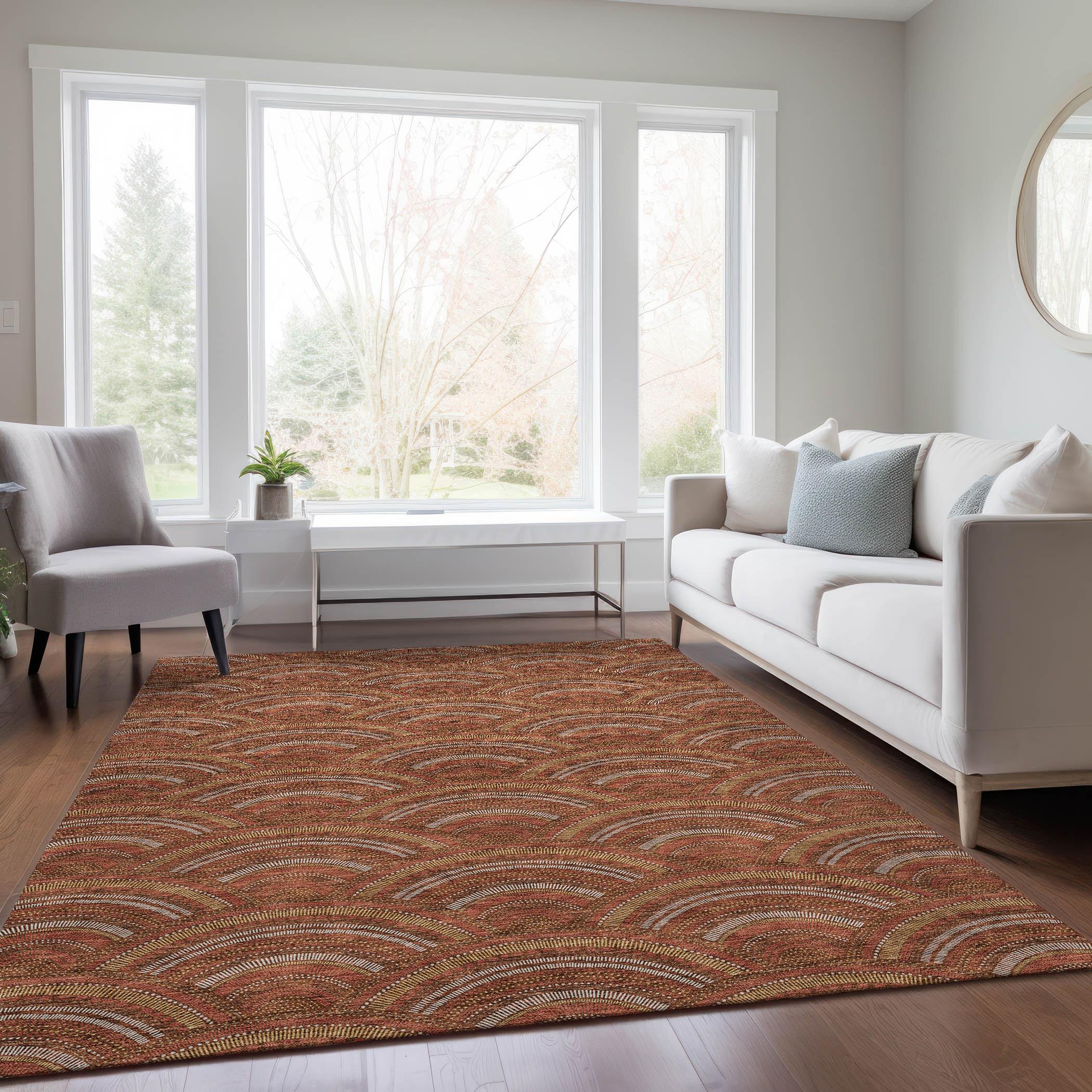 Chayden Washable Geometric Indoor / Outdoor Rug
