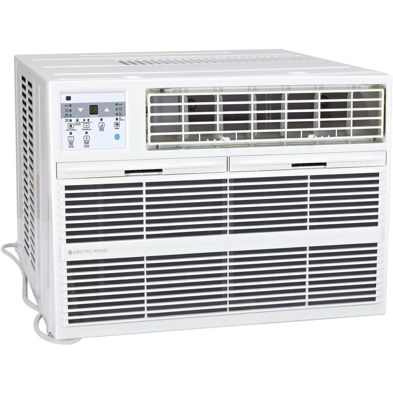 Arctic Wind 12000 BTU Through The Wall Air Conditioner for 550 Square Feet with Heater and Remote Included