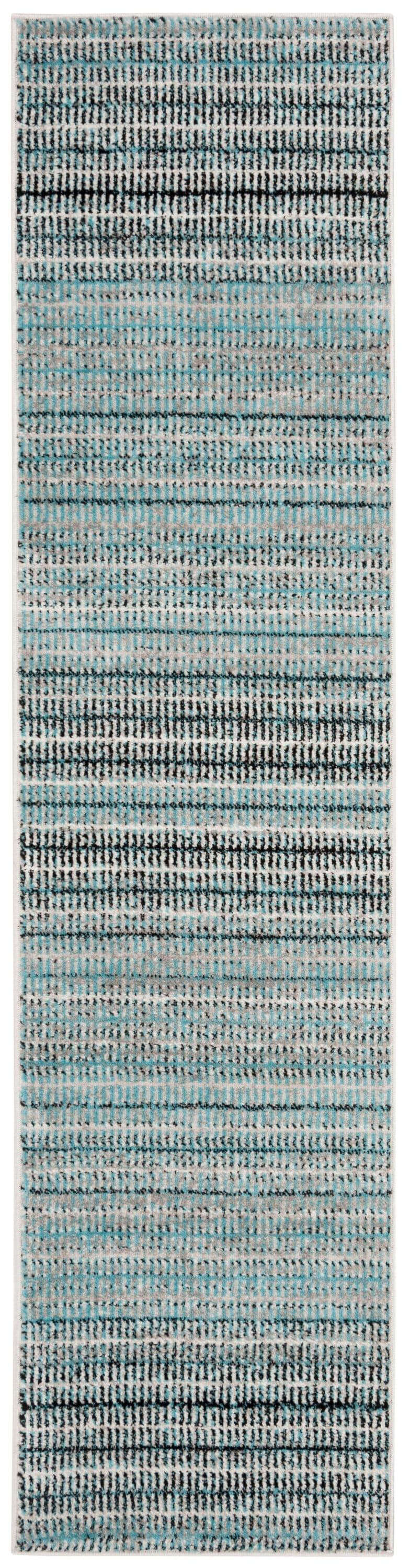 Skyler SKY196 Power Loomed Indoor Runner Rug - Blue/Grey - 2'x12' - Safavieh