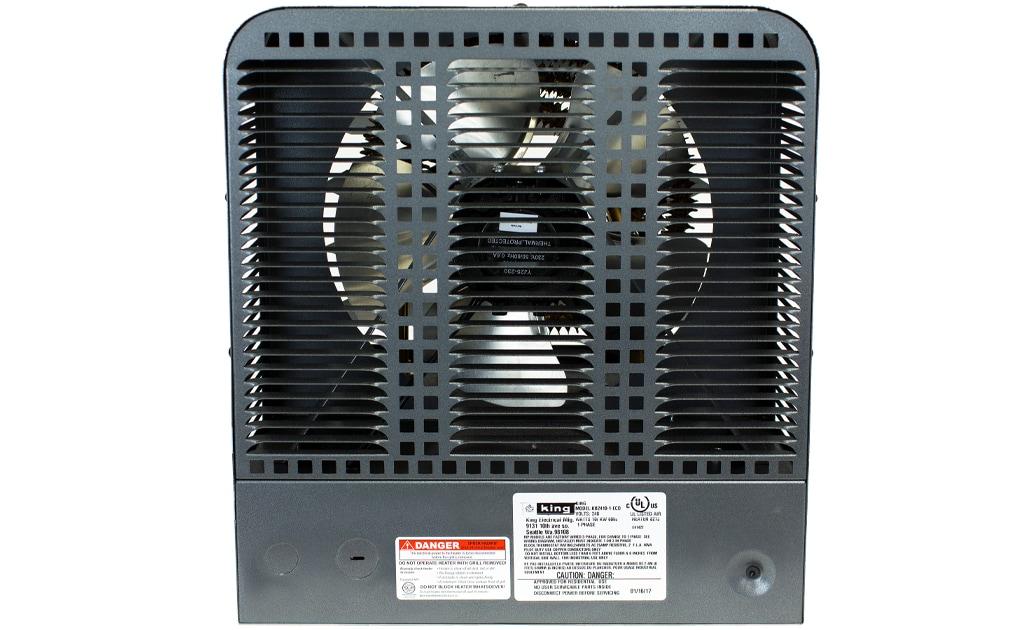 King Electric Electric Ceiling Mounted Space Heater with Adjustable Thermostat , Remote Included and with Digital Display