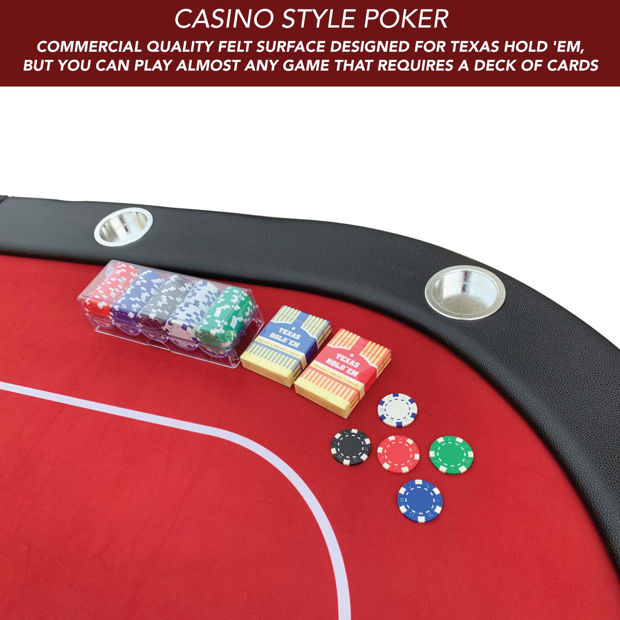 Hathaway Fourth Street Folding Texas Holdem' Table