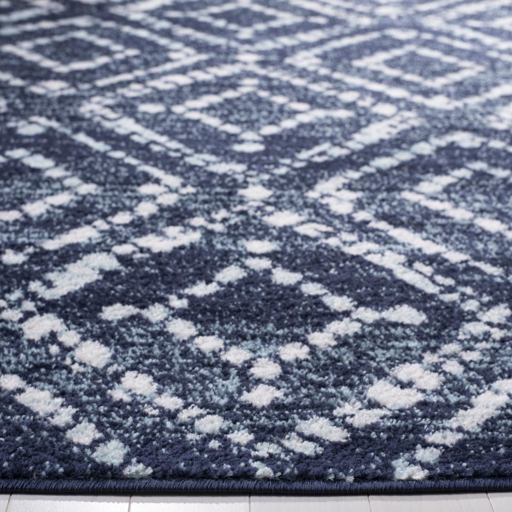 Adirondack ADR131 Machine Made Indoor Area Rug - Navy/Ivory - 8'x10' - Safavieh