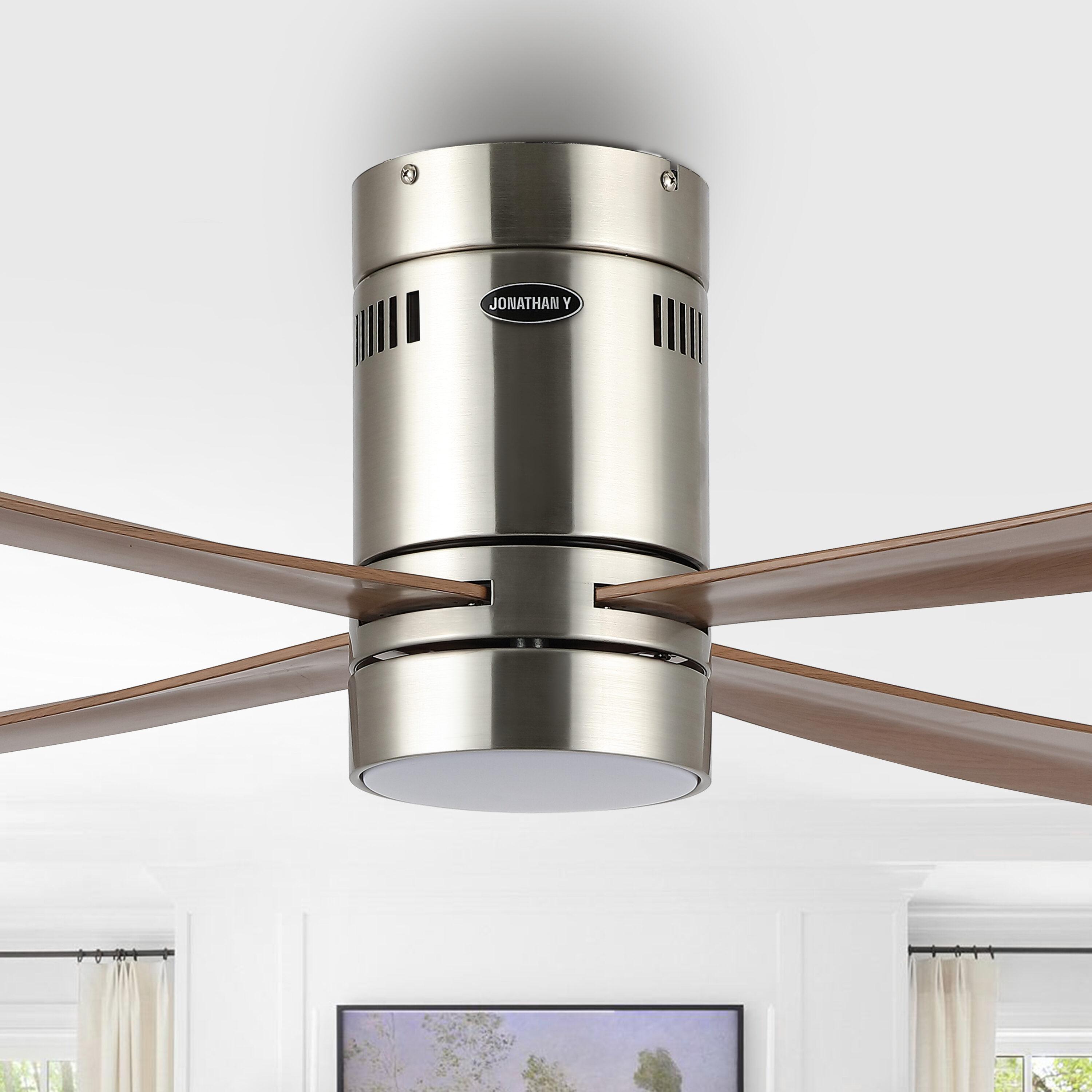 Jonathan Y Theo 52'' Ceiling Fan with LED Lights