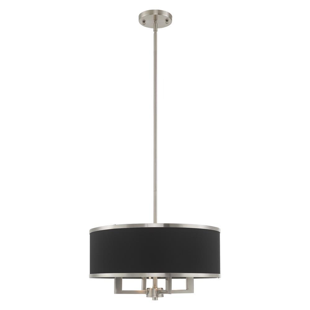 Livex Lighting Park Ridge 4 - Light Chandelier in  Brushed Nickel