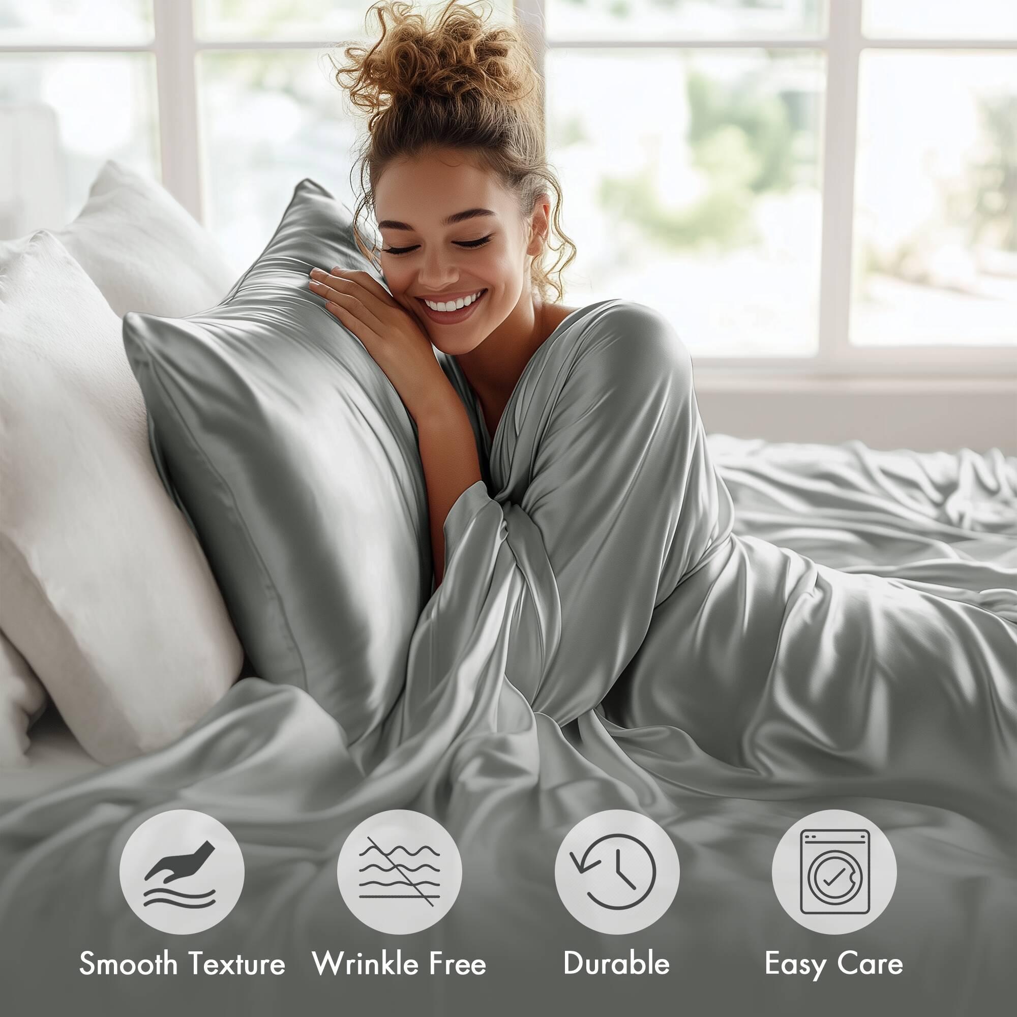 Madison Park Essentials Satin Luxury Sheet Set