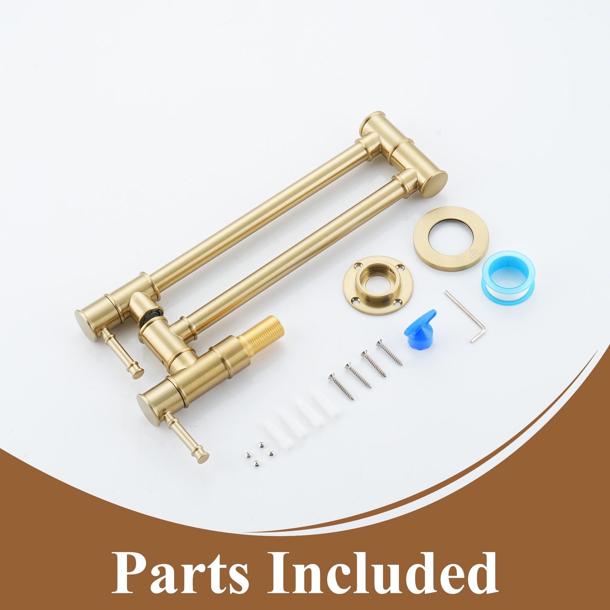 CASAINC CASAINC Single-Handle Spring Pull-Down Kitchen Faucet Single Hole Faucet 1.8 GPM CA-D4183-BN