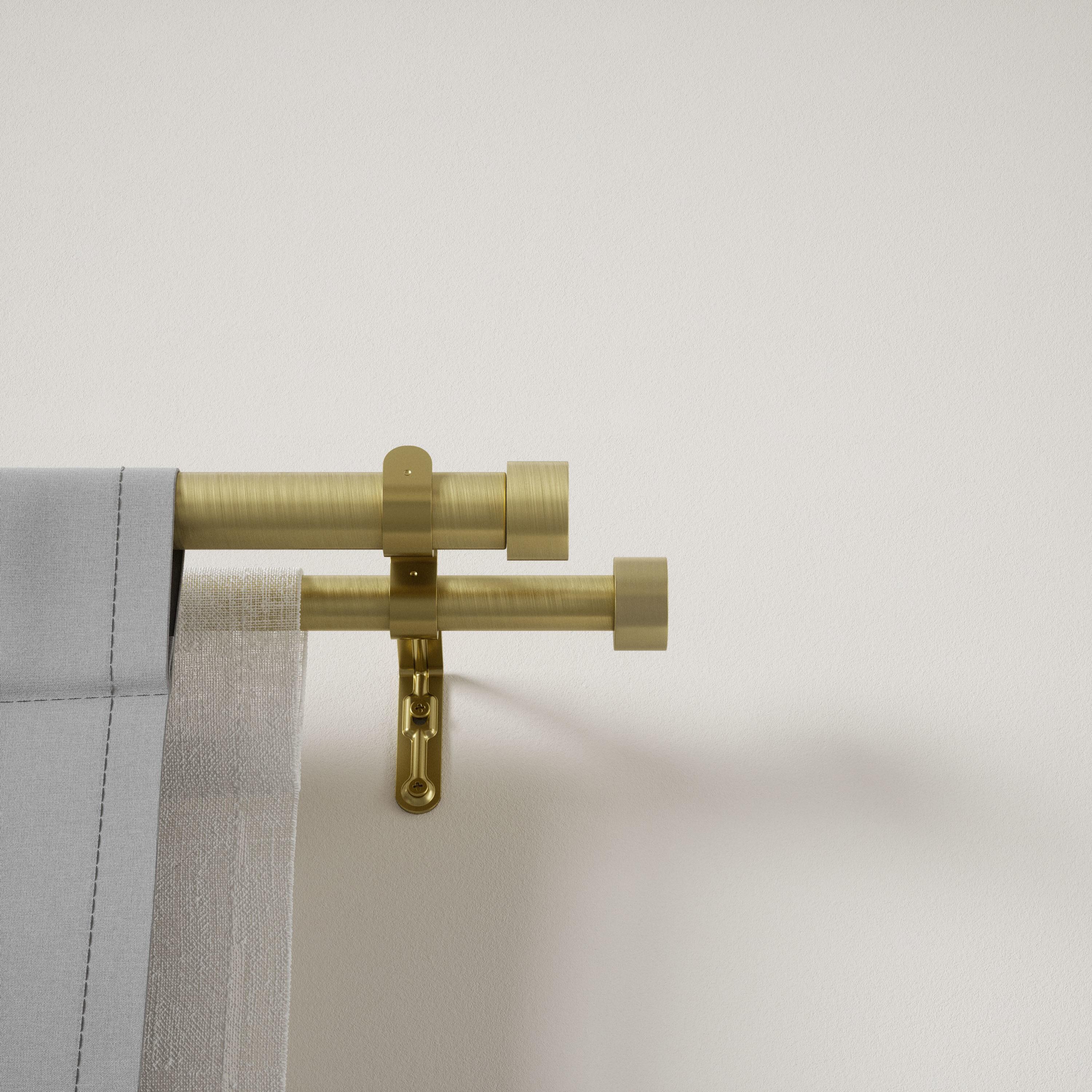 Cappa Drapery Solutions Double Curtain Rod