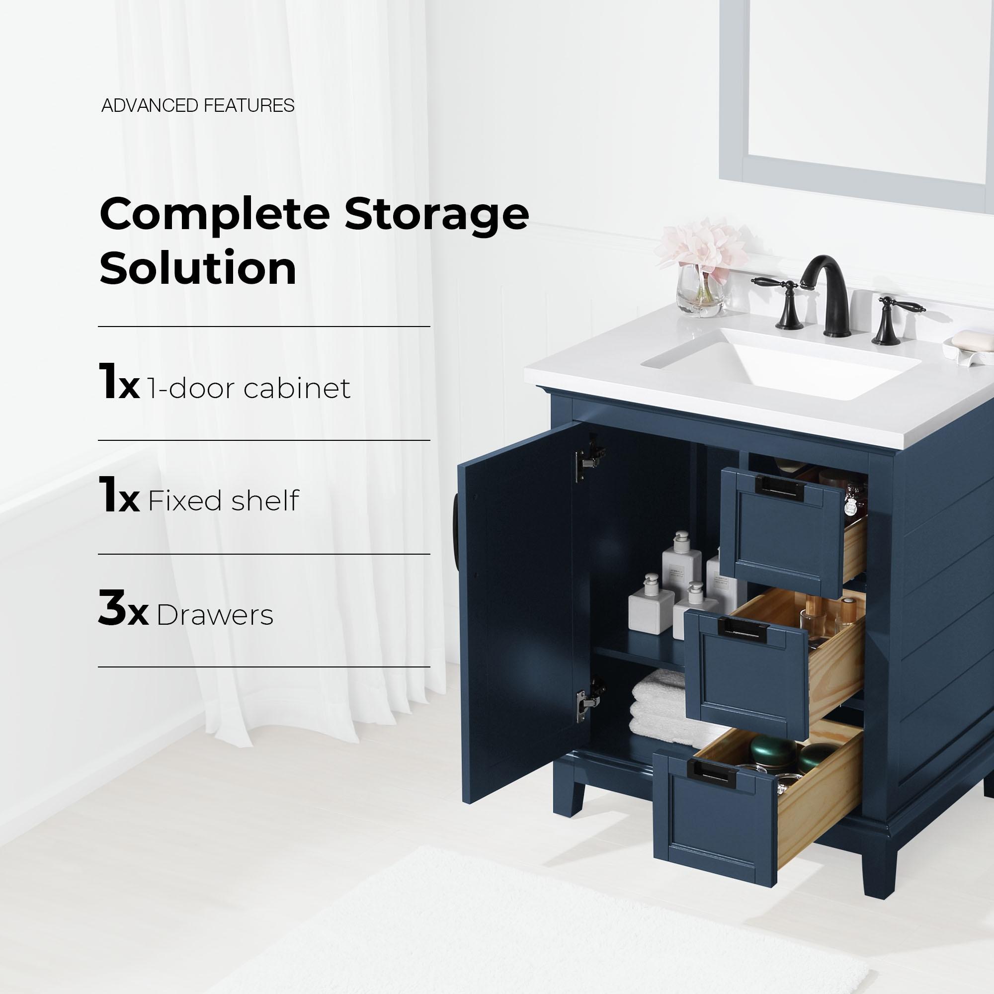 OVE Decors Pembroke 30'' Single Bathroom Vanity