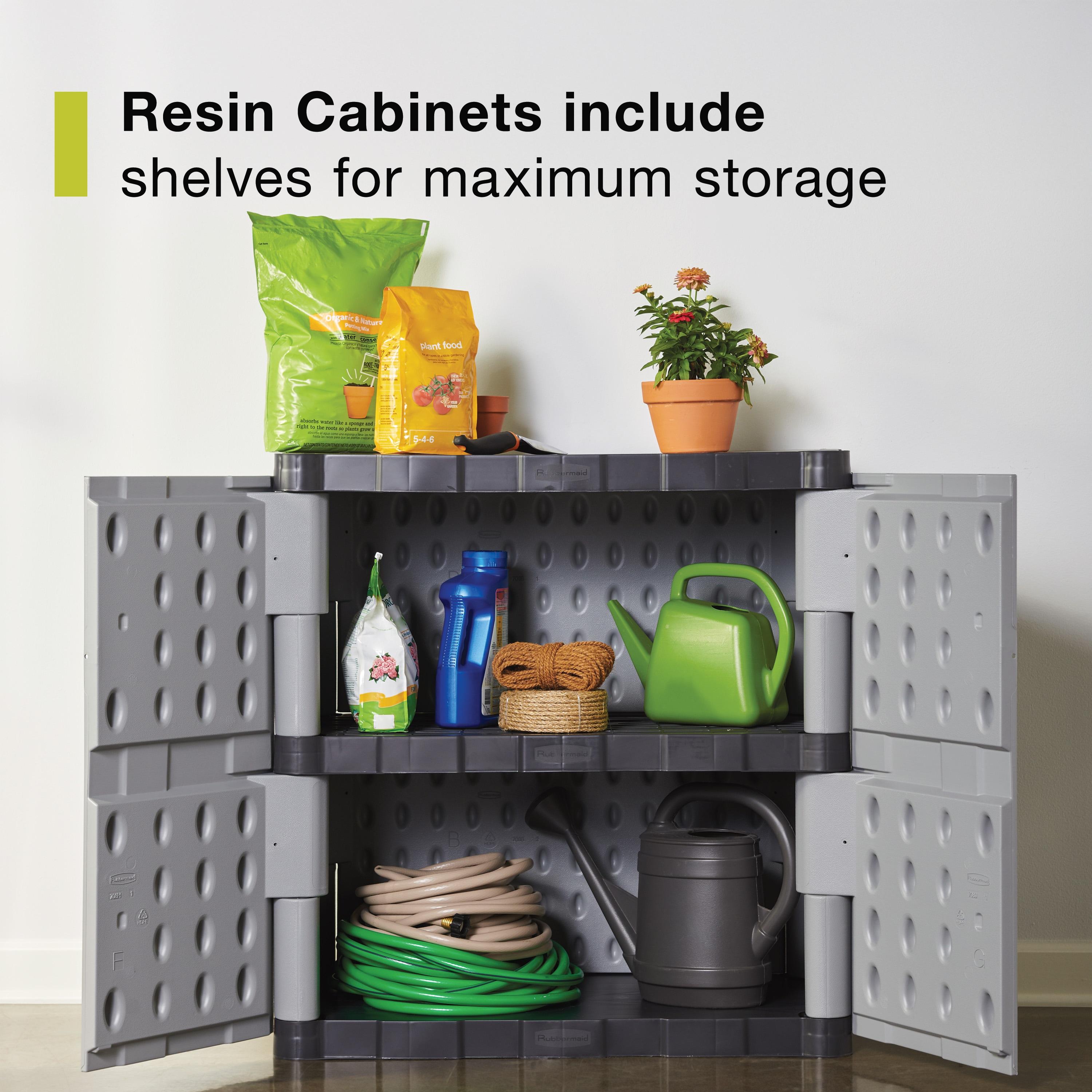 37" H x 36" W x 18" D 2 Door Storage Cabinet