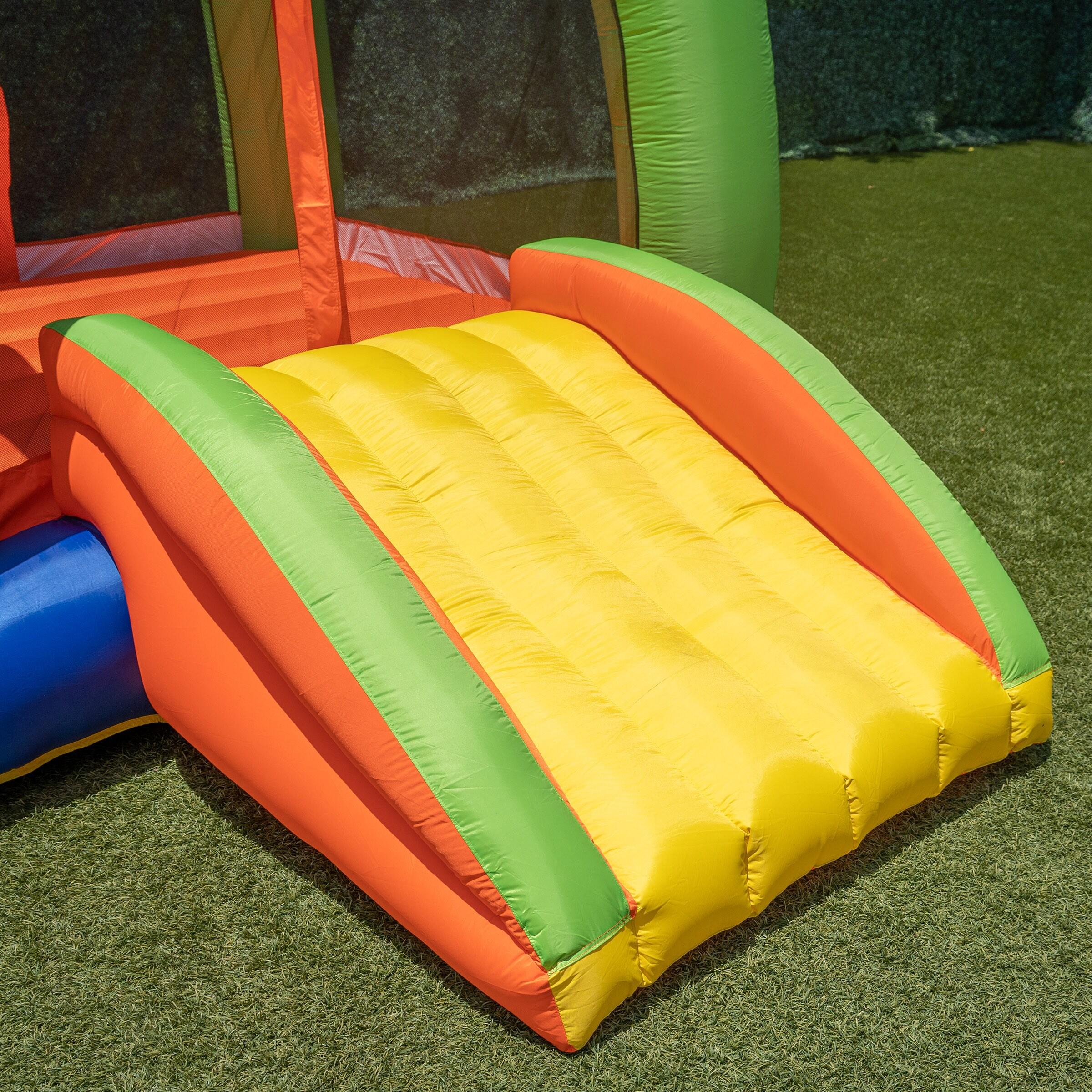 Sportspower My 1st Jump 'n Play, 12 feet Inflatable Bounce House with Lifetime Warranty on Blower, Great for Kids Aged 3-8