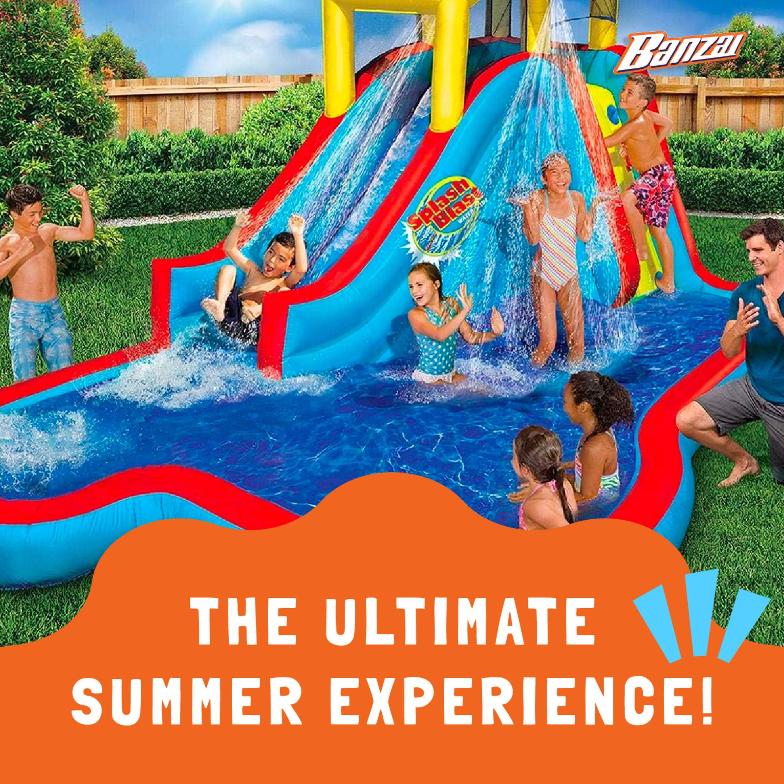 Banzai Slide N Soak Splash Park Inflatable Outdoor Kids Water Park Play Center & Reviews | Wayfair